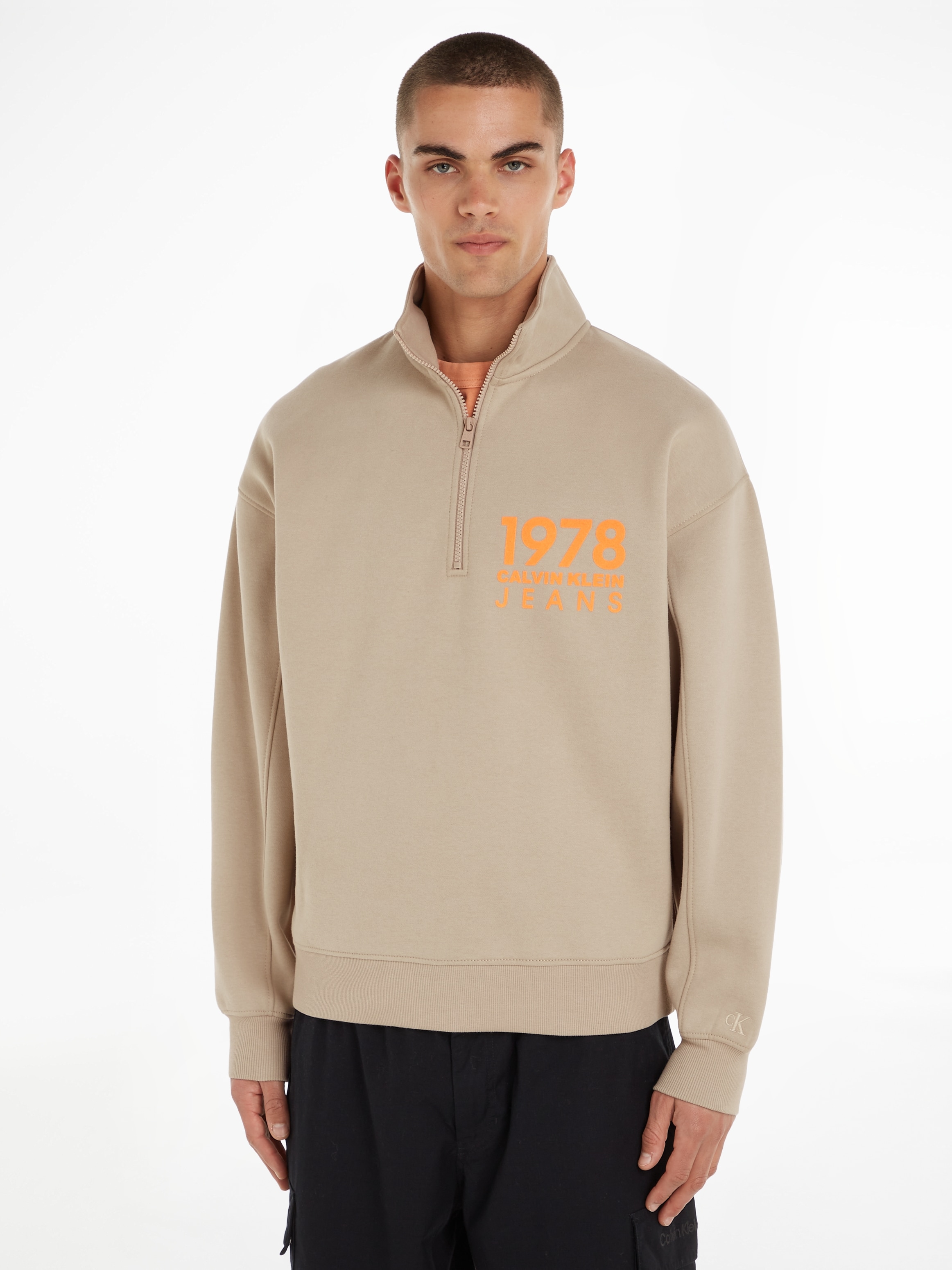 Sweatshirt »1978 FLOCK LOGO HALF ZIP«