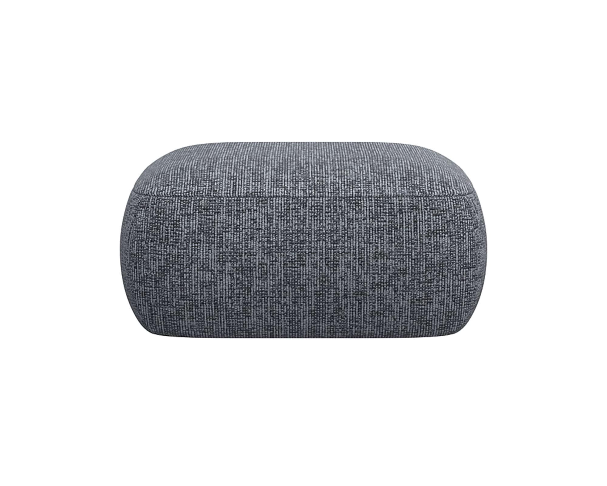 Pouf »Torino, rund, bodennah, Sitzhocker, Polsterhocker«, Modernes, organisches...