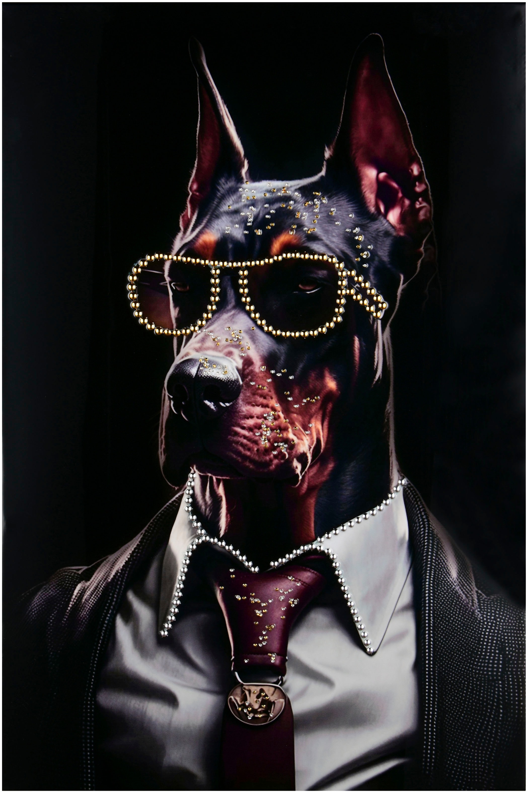 MIRRORS AND MORE Kunstdruck "BRUCE" 1 Stk. tlg. Mix aus Tierporträt und Mod günstig online kaufen