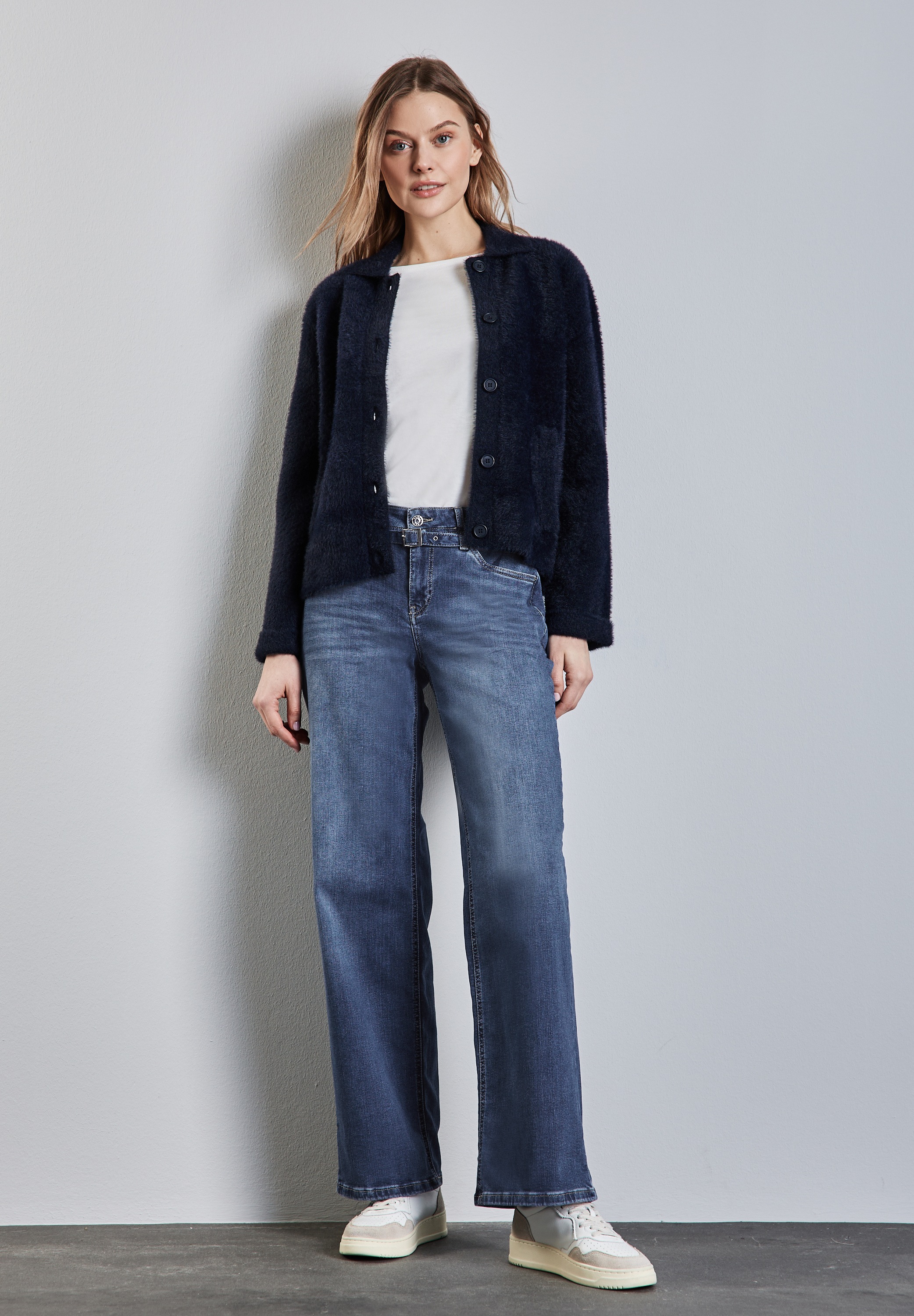 STREET ONE Loose-fit-Jeans, Middle Waist