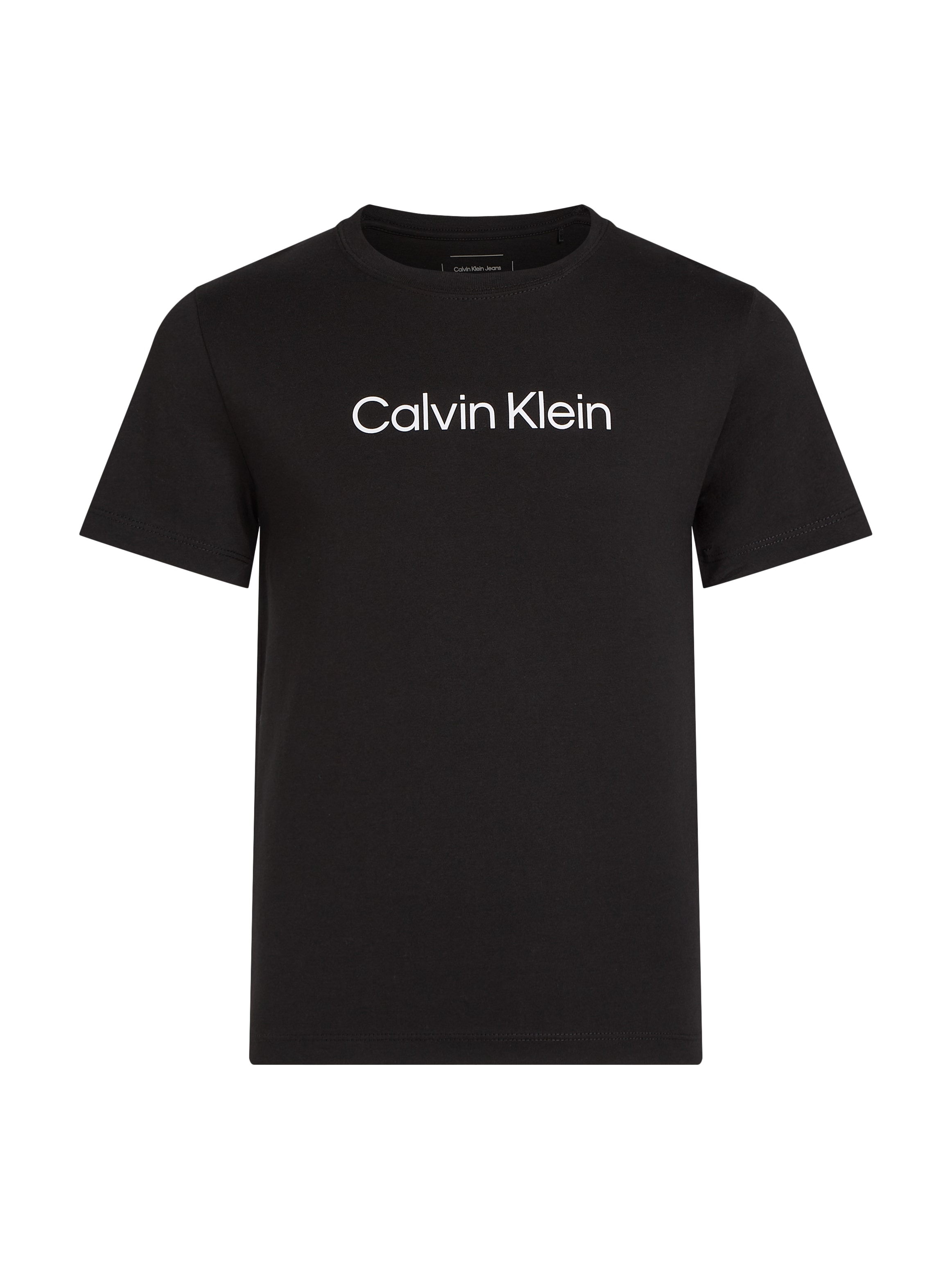 Calvin Klein Jeans Rundhalsshirt »INST. LOGO SS T-SHIRT«, für Kinder bis 16 Jahre und mit Logoschriftzug
