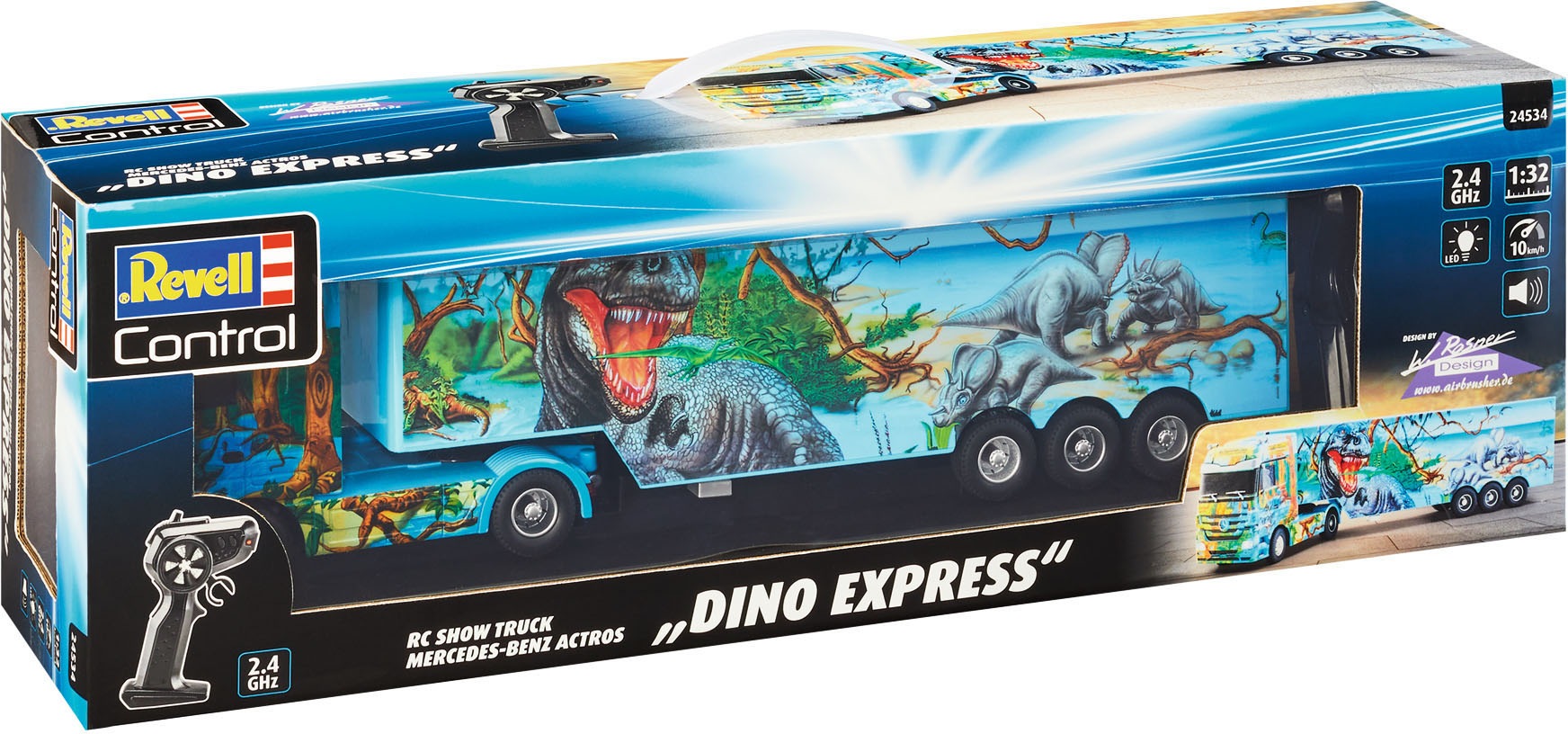 Revell® RC-Truck »Revell® control, RC Show Truck Mercedes Benz Actros«
