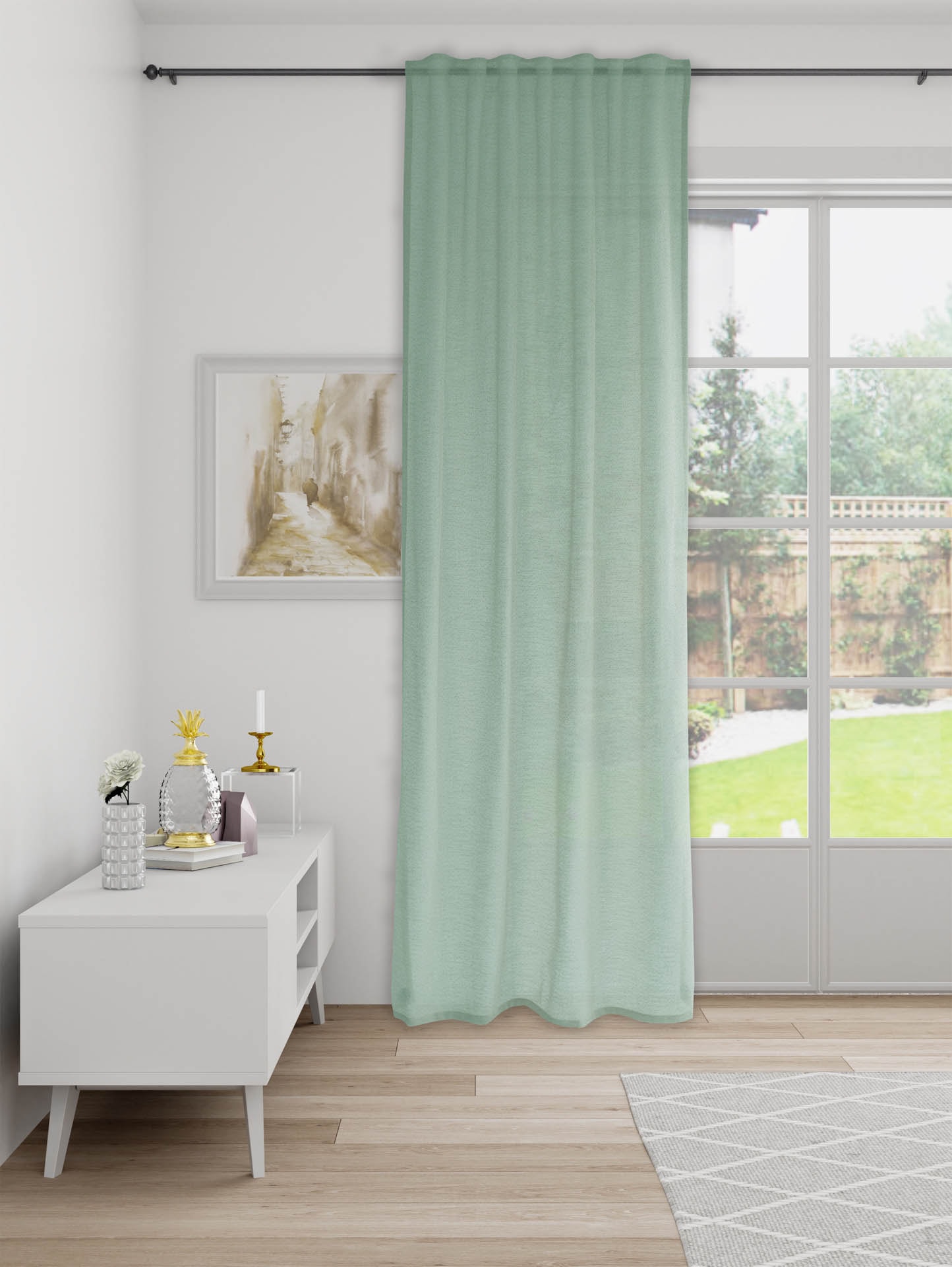 HOMING Vorhang "Sema" verdeckte Schlaufen 1 tlg. Fertigschal günstig online kaufen