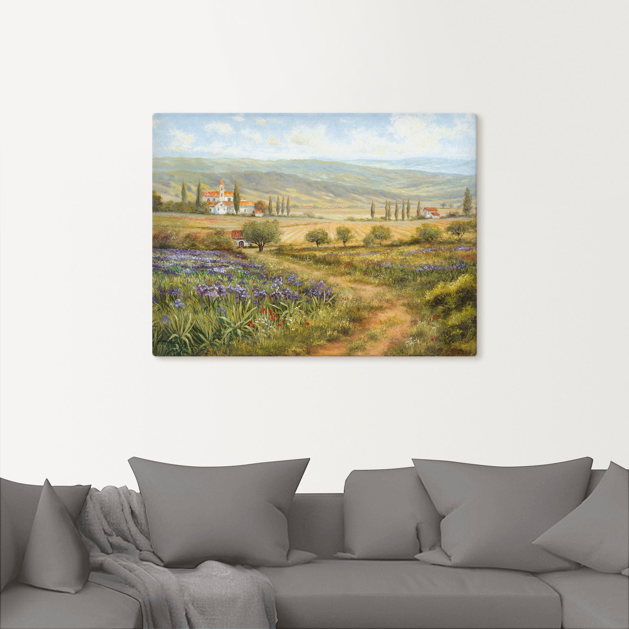 Artland Leinwandbild "Provence" Bilder von Europa 1 Stk. tlg. als Alubild, günstig online kaufen