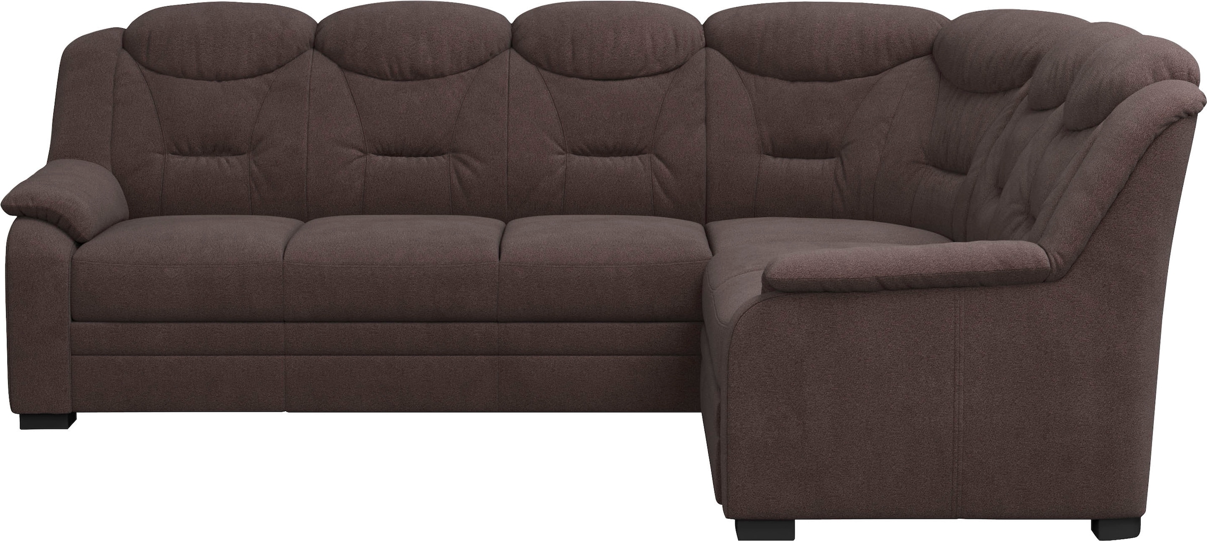COTTA Ecksofa »Marcus L-Form«, Bequemes Ecksofa in klassischem Design mit hoher Rückenlehne