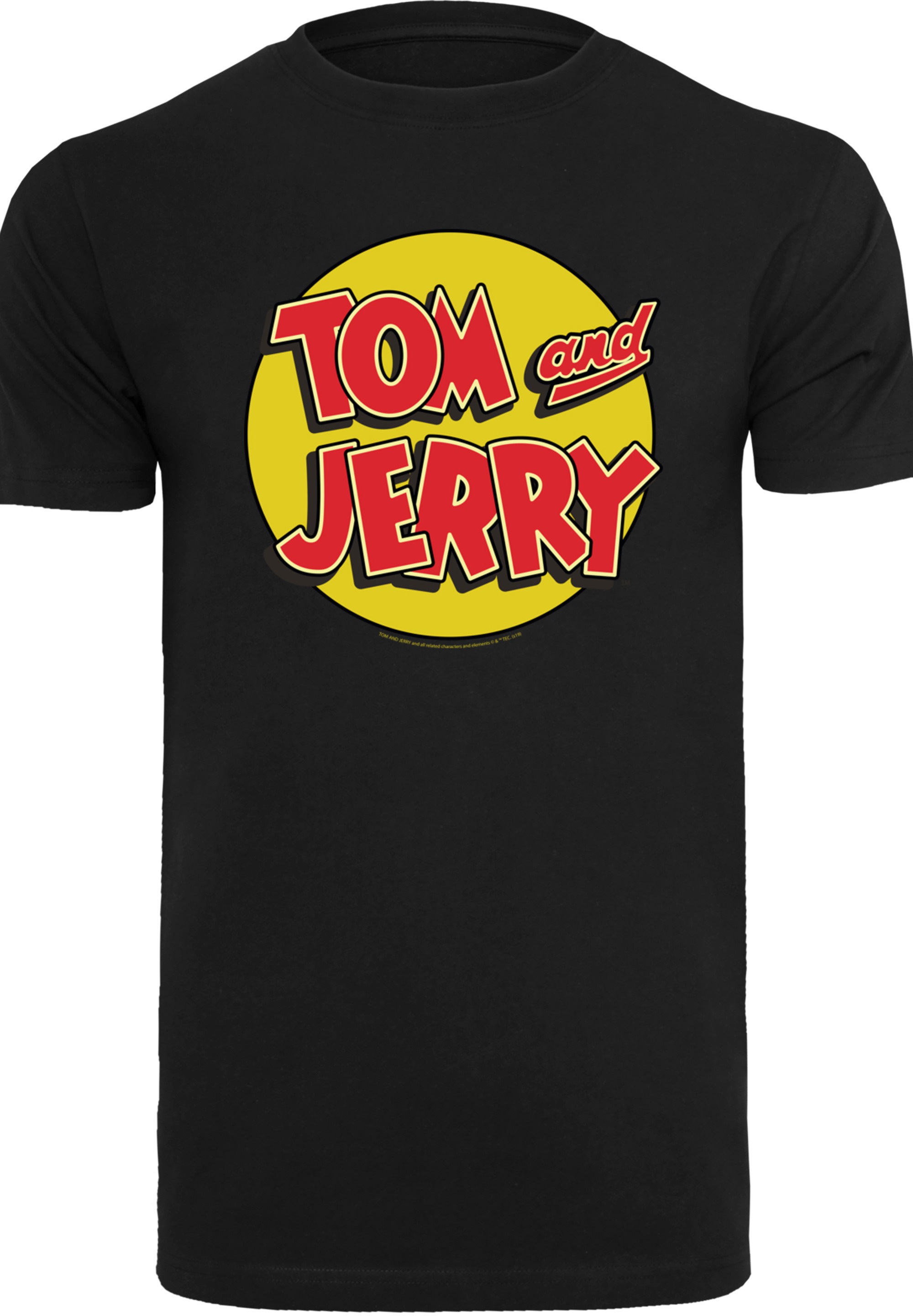F4NT4STIC T-Shirt »Tom und Jerry Circle Logo« Herren,Premium Merch,Regular-Fit,Basic,Bedruckt