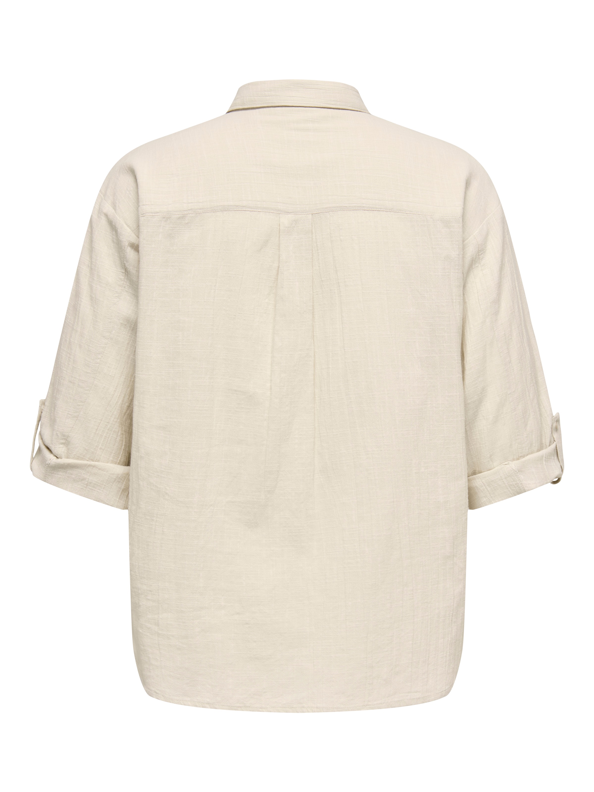 ONLY CARMAKOMA Langarmbluse "CARTIZANA COTTON L/S SHIRT WVN NOOS" günstig online kaufen