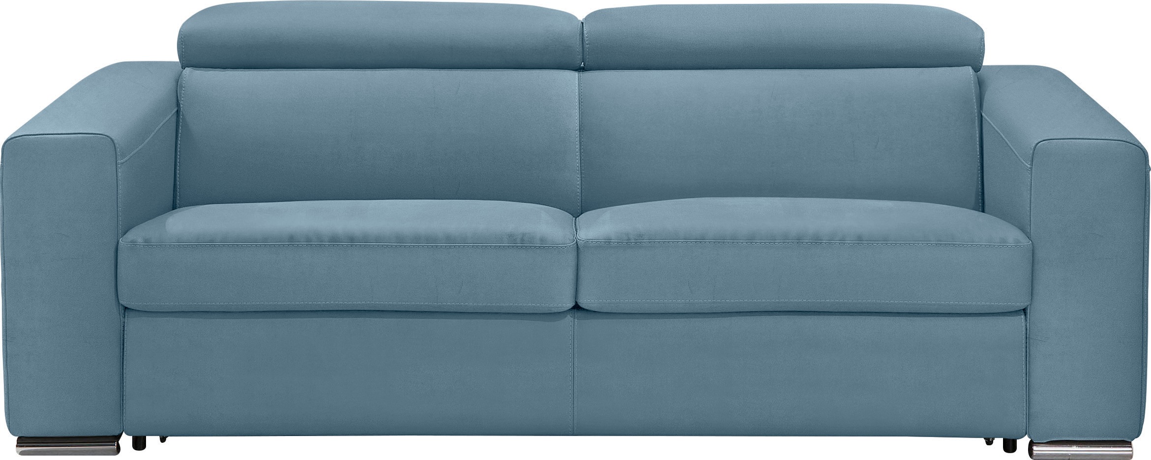 Egoitaliano Schlafsofa "Cabiria, Design und super Sitz- und Liegekomfort", Sofa inkl. Schlaffunktion, Kopfteile verstell