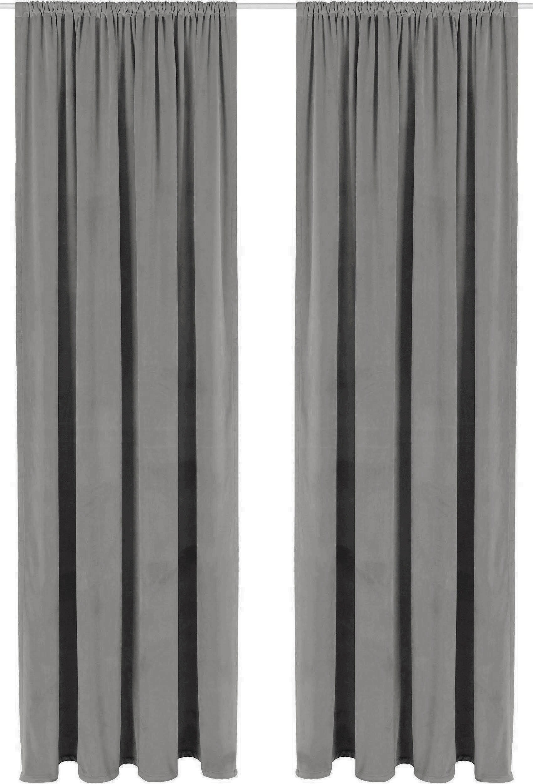 LeGer Home by Lena Gercke Vorhang "Samt Ladina" Stangendurchzug 1 Stk. tlg. günstig online kaufen