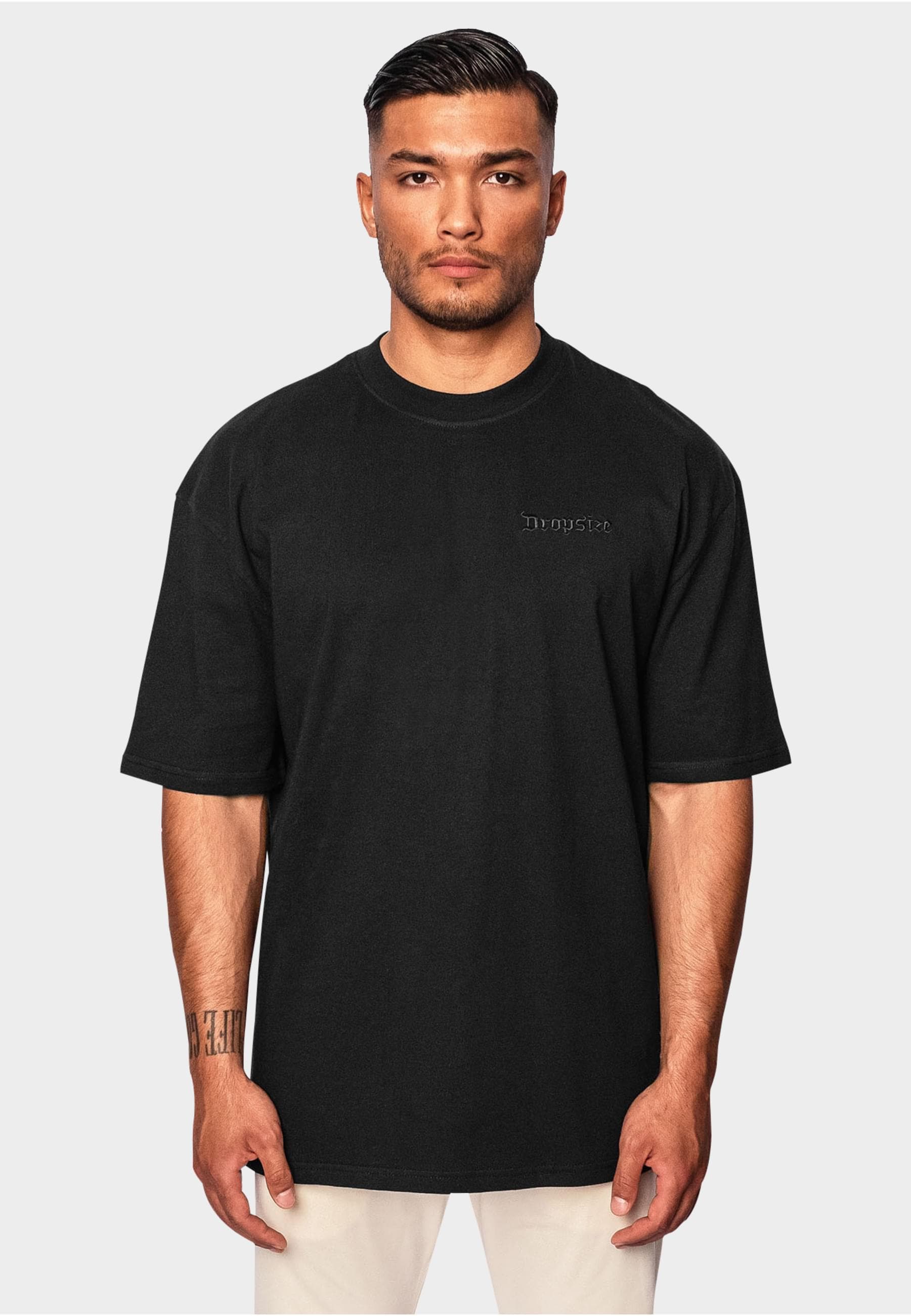 Dropsize T-Shirt »Dropsize Herren Heavy Oversize Embo T-Shirt«, (1 tlg.)