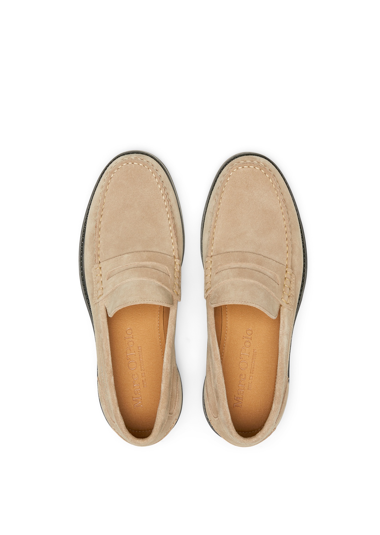 Marc O'Polo Loafer »aus edlem Velours-Rindleder«