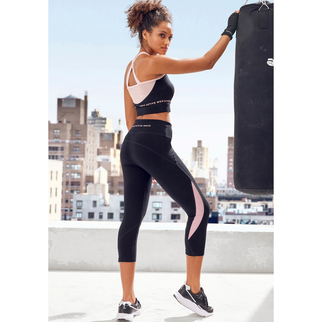 Vivance active Caprileggings »-Sportleggings«, mit breitem Komfortbund