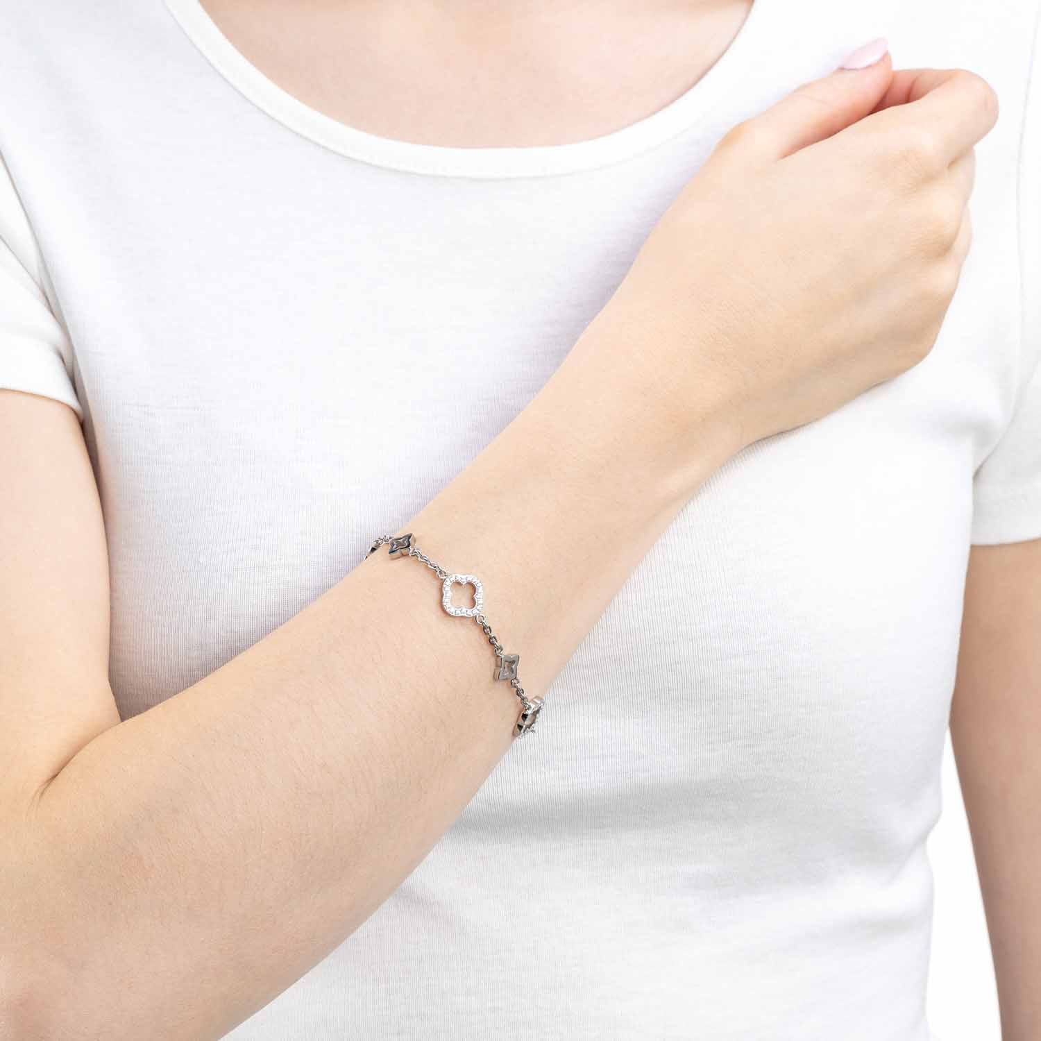 LEONARDO Armband »Norma, 023527«, mit Zirkonia (synth.)