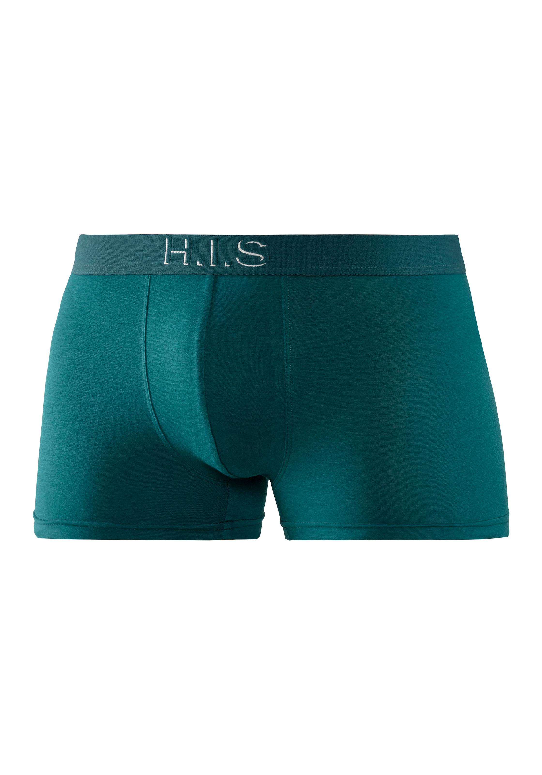 H.I.S Boxer »Boxershorts für Herren«, (Packung, 5 St.), Logo Webbund mit 3D Effekt