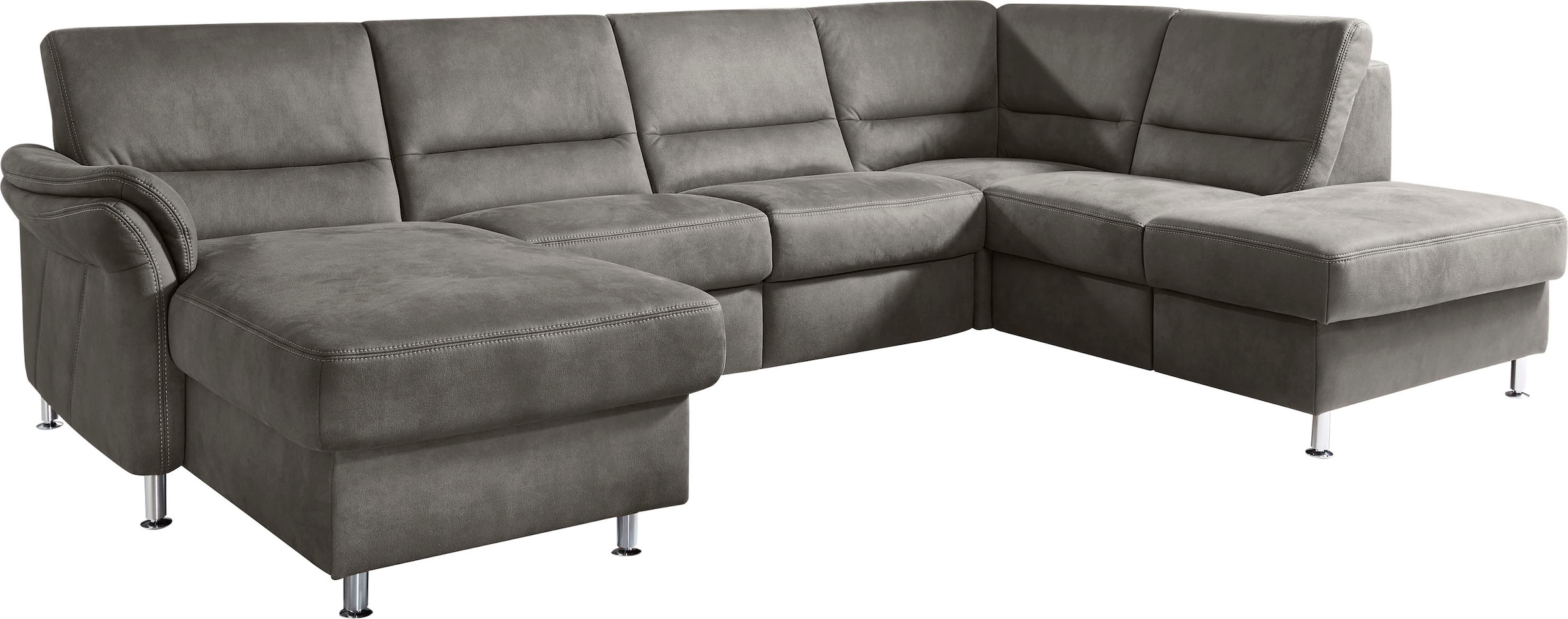 Die PlanBar Wohnlandschaft Wahlweise mit Kopfstützen und echt bezogenem Rücken