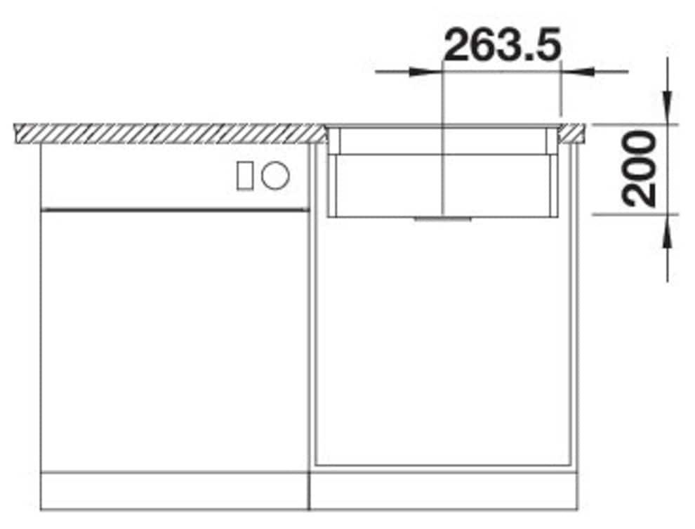 Blanco Granitspüle »ETAGON 500-F« 1 Stk. tlg. inklusive 2 Gratis ETAGON-Schienen aus Edelstahl