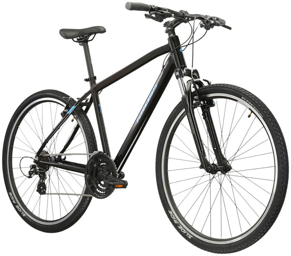 Kross Crossrad »KROSS Crossbike Evado 2.0 28" schwarz 21 Gänge«, 21 Gang, Shimano, Tourney Schaltwerk, Kettenschaltung