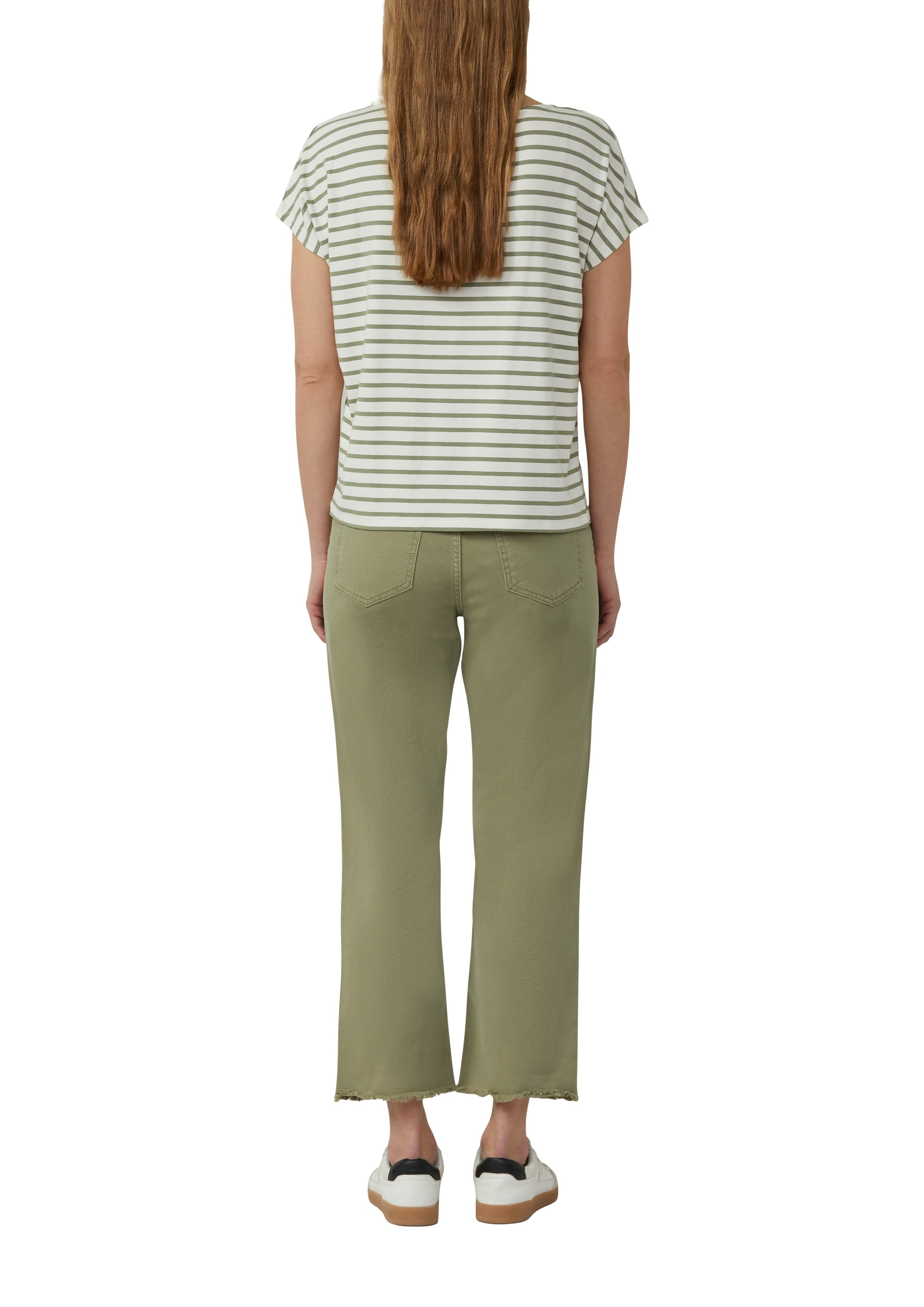 s.Oliver Kurzarmshirt Sommershirt mit grafischem Muster günstig online kaufen