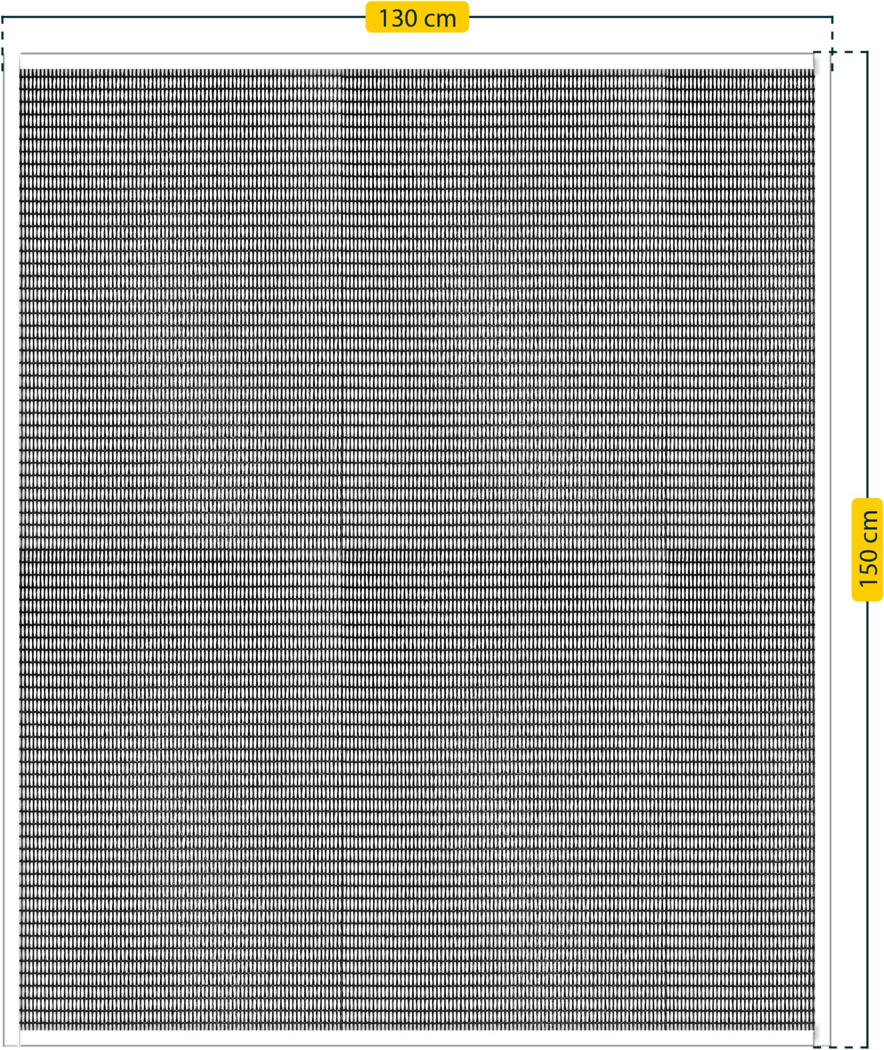 SCHELLENBERG Insektenschutz-Fensterrahmen »Easy Click mit Pollenschutzgewebe für Fenster«, Fliegengitter zum einklicken ohne bohren, 130 x 150 cm, anthrazit