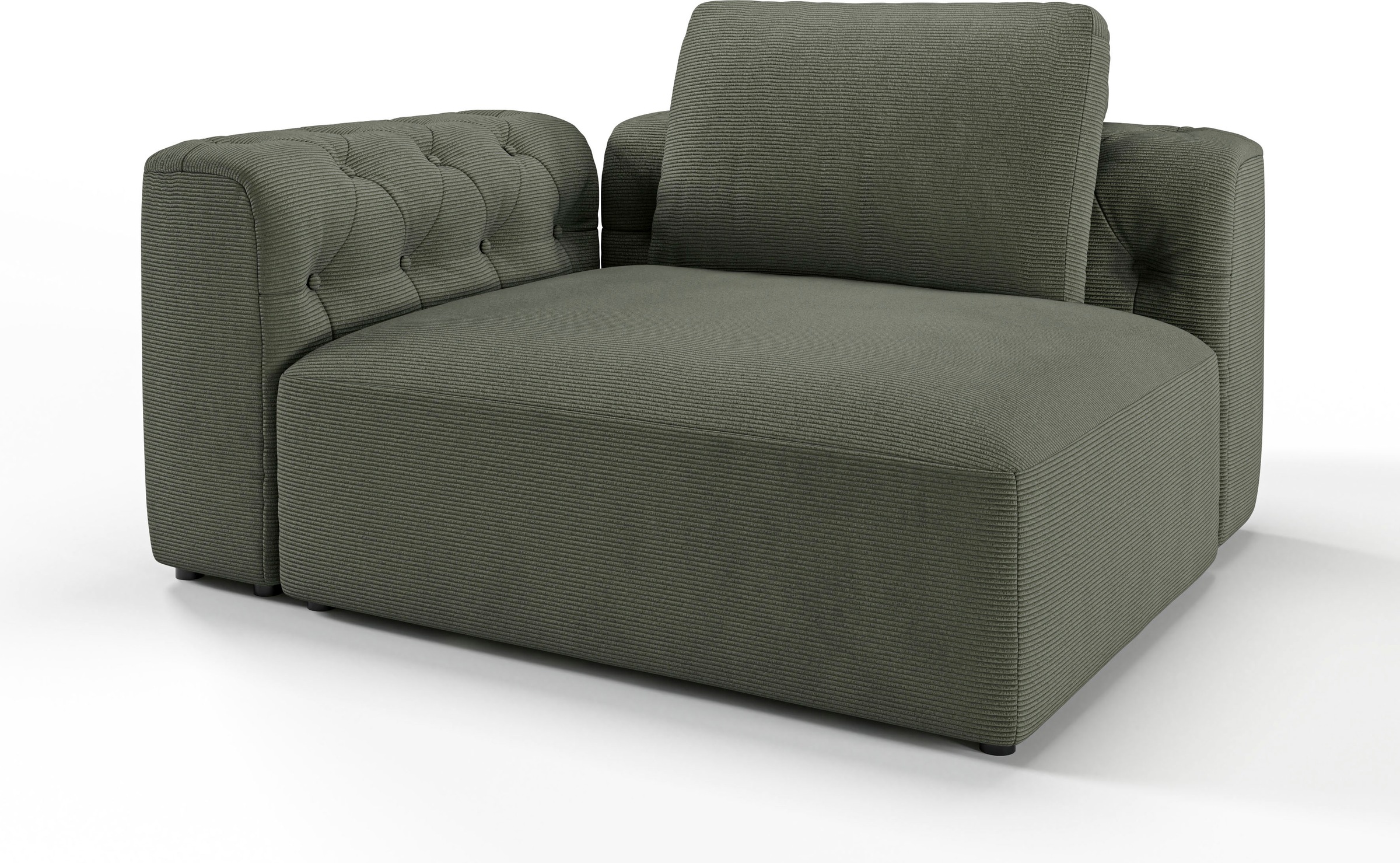 RAUM.ID 1,5-Sitzer »Cushid«, Modul-Eckteil, auch einzeln stellbar, Breite 134 cm