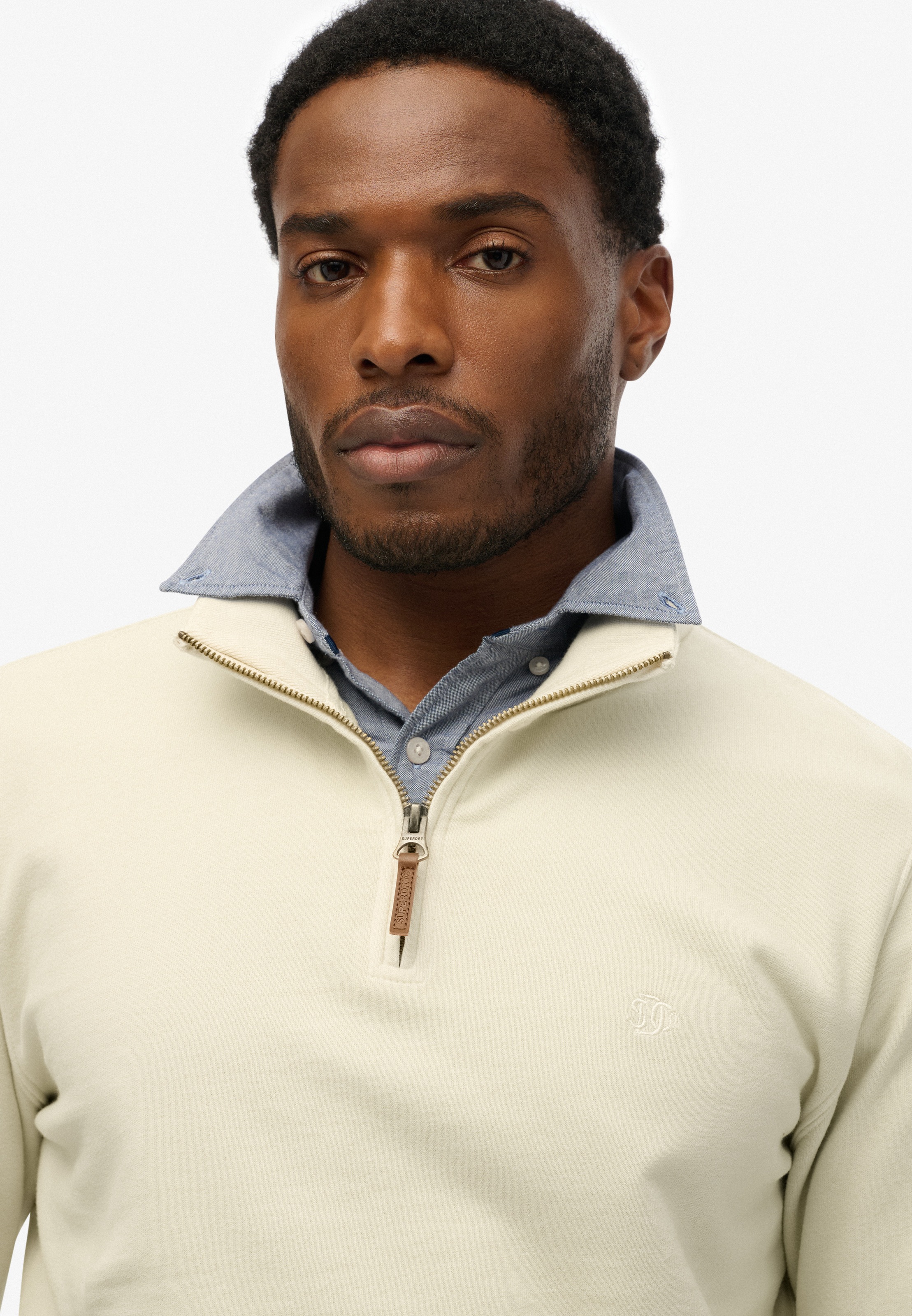 Thumbnail - Superdry Sweatshirt "CLASSIC ESSENTIAL HENLEY"