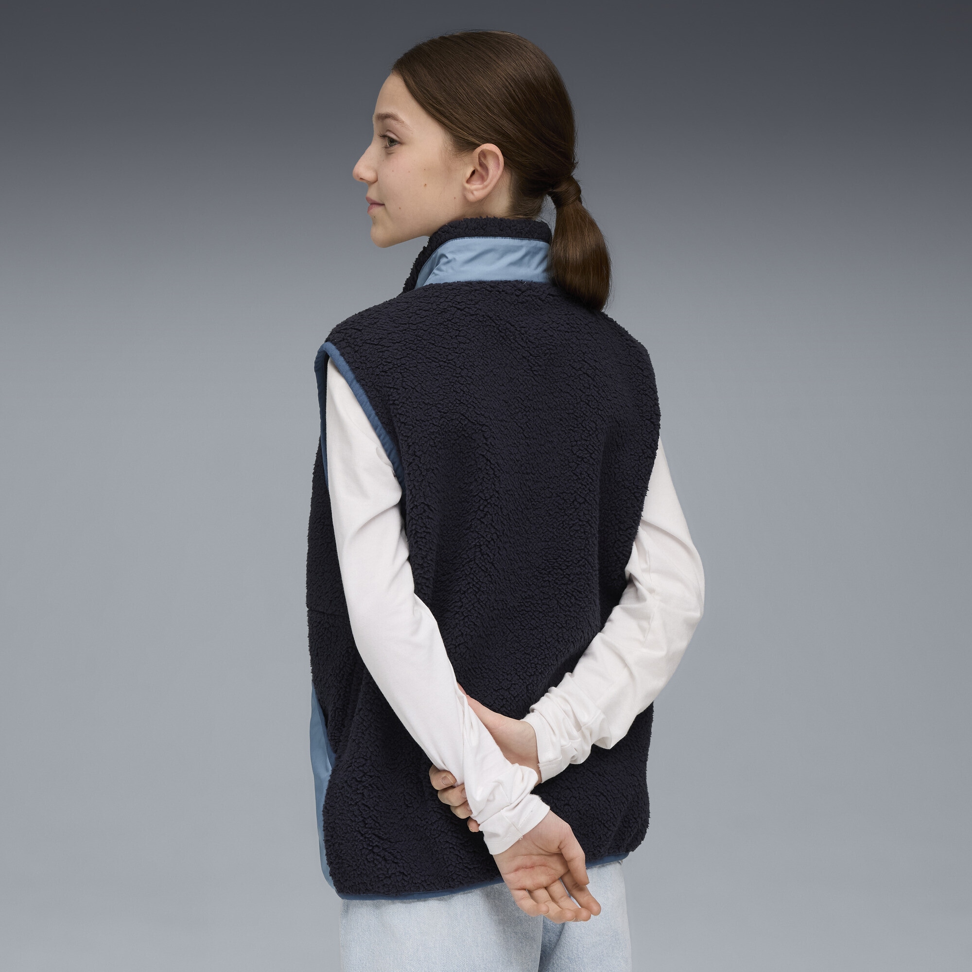 PUMA Funktionsweste »Hybrid Sherpa Weste Jugendliche«