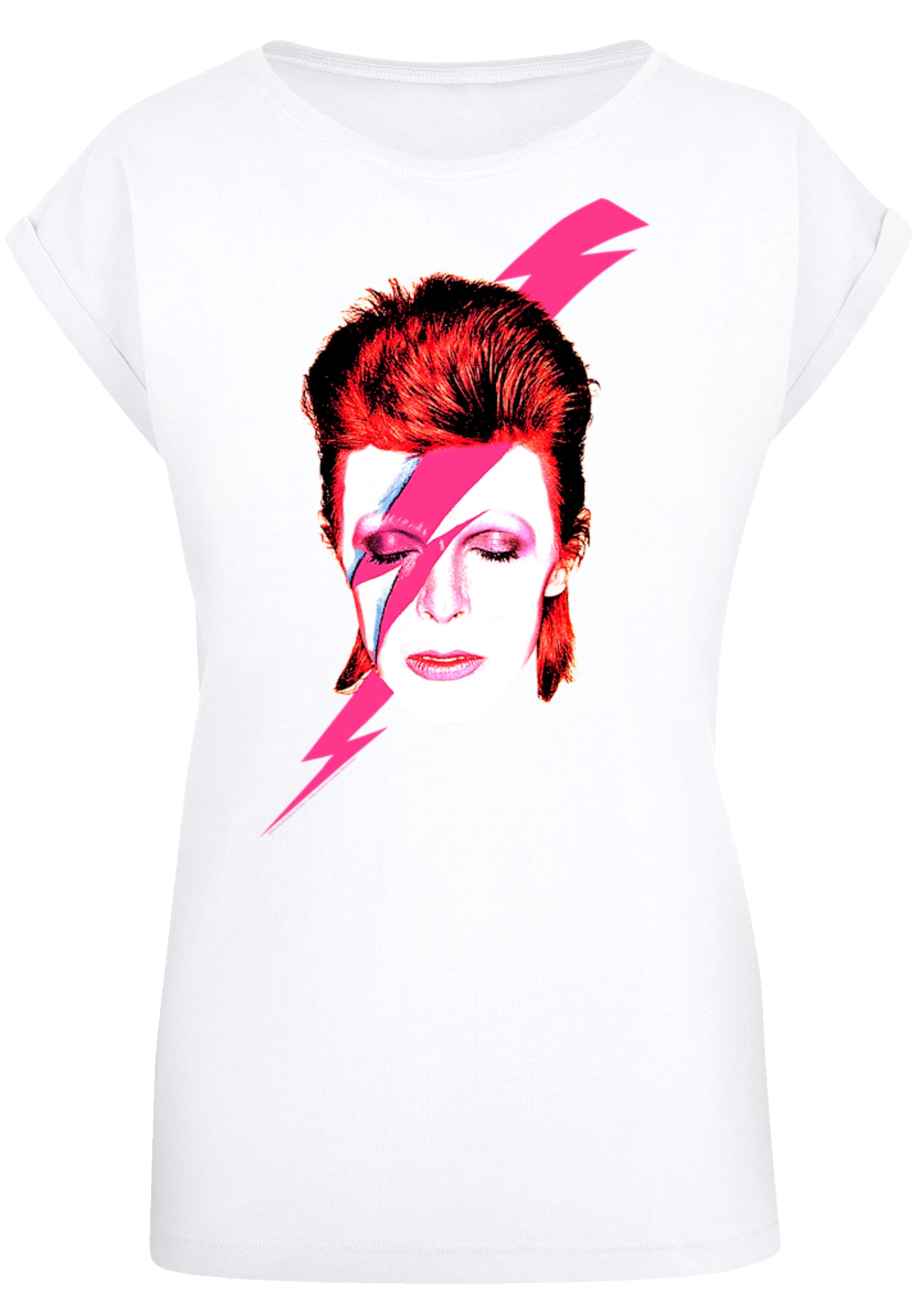 T-Shirt »David Bowie Aladdin Sane Lightning Bolt«, Print