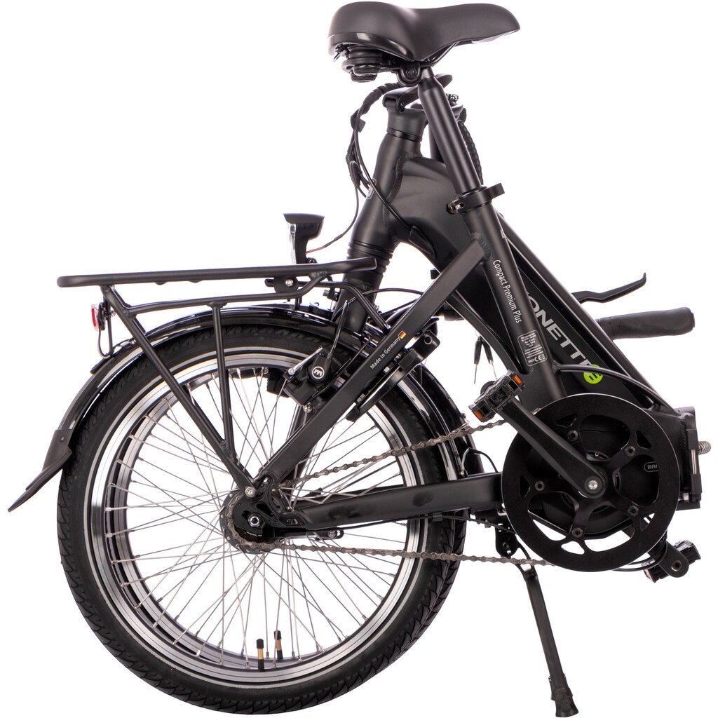 SAXONETTE E-Bike »Compact Premium Plus«, 7 Gang, Mittelmotor 250 W, (mit Akku-Ladegerät)