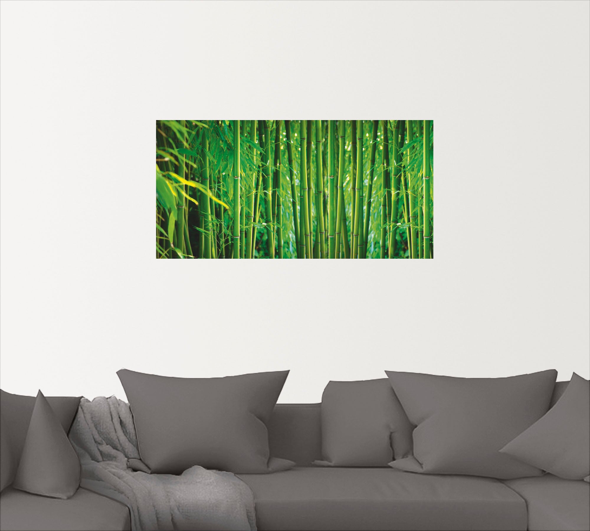Artland Wandbild »Bambus Wandaufkleber als bestellen Leinwandbild, (1 Poster | Gräser, versch. oder II«, BAUR St.), in Größen