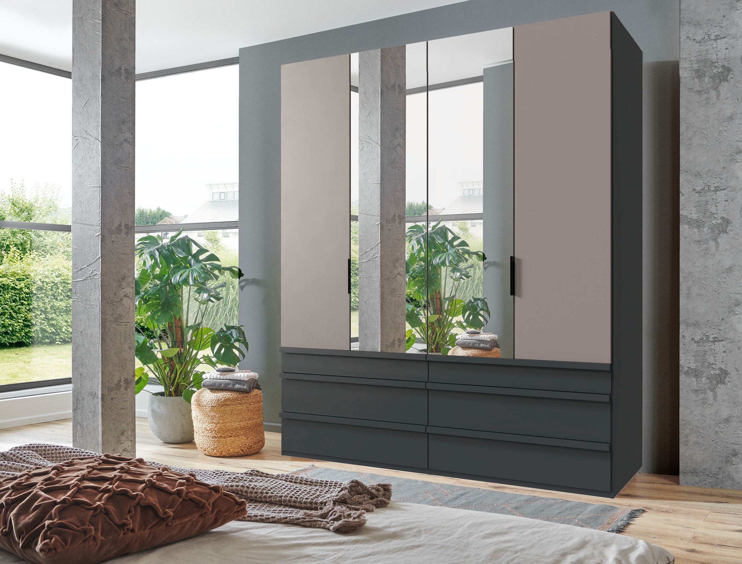 Wimex Falttürenschrank "Oxford by fresh to go, in 3 Breiten und 2 Höhen, Ma günstig online kaufen