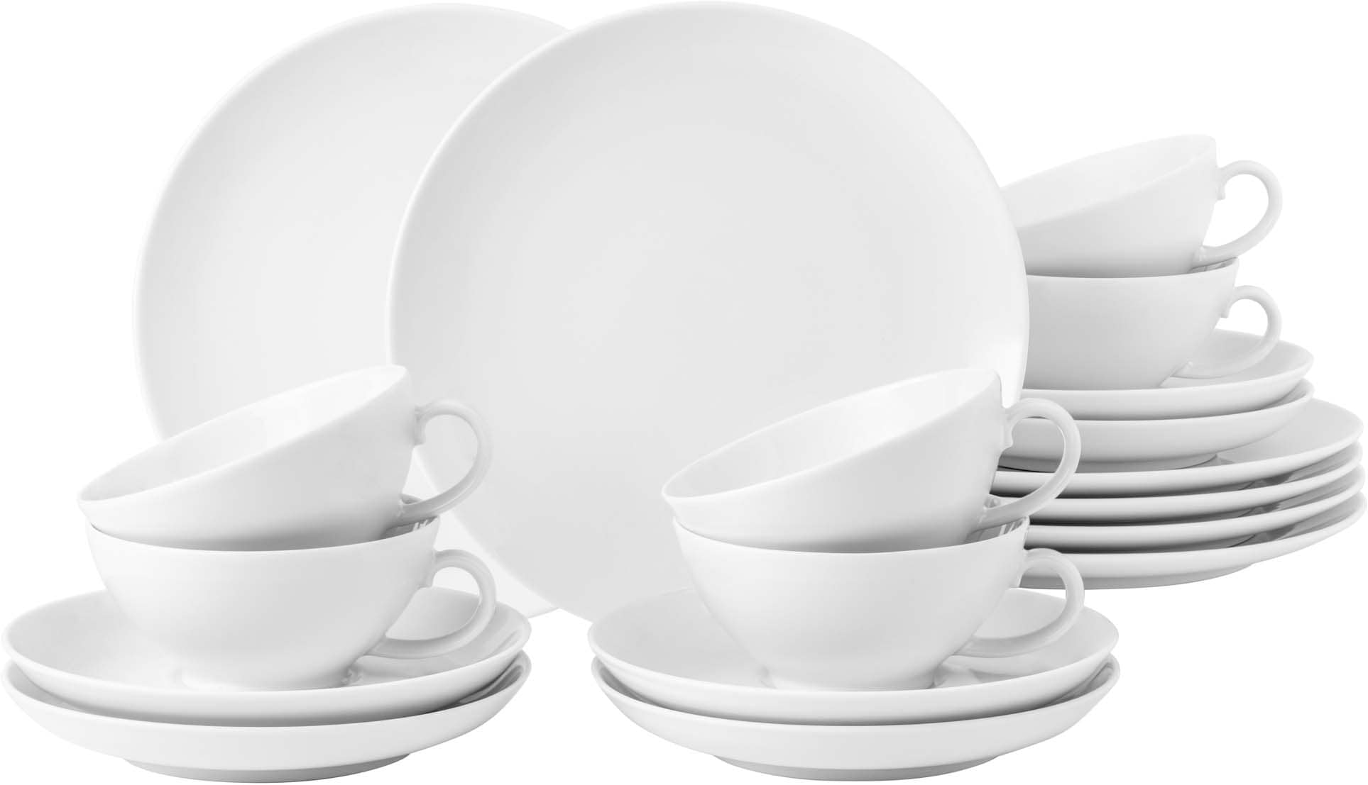 Seltmann Weiden Teeservice »Geschirr-Set Liberty«, (Set, 18 tlg.), zeitlose  Formensprache, Made in Germany, 18 Teile, für 6 Personen | BAUR | Teeservice