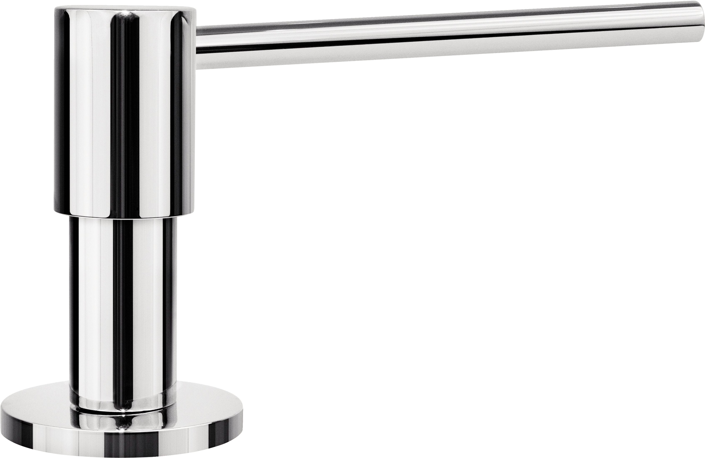 Spülmittelspender BLANCOsilberfarben, Messing, Dosierspender, "PIONA", chrom