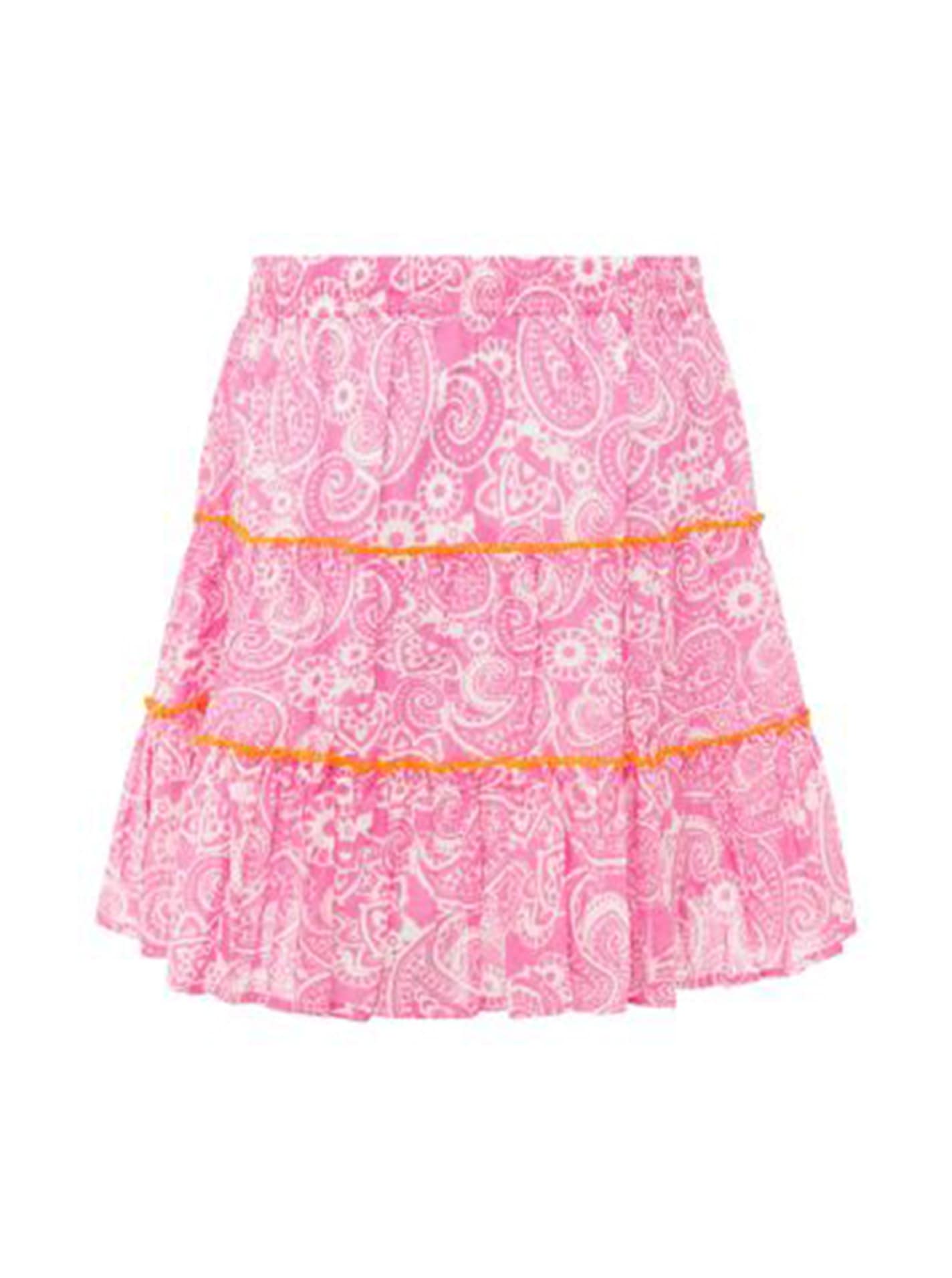 Zwillingsherz Minirock »"Paisley"« Paisleymuster, Tasseln, kurzer Schnitt