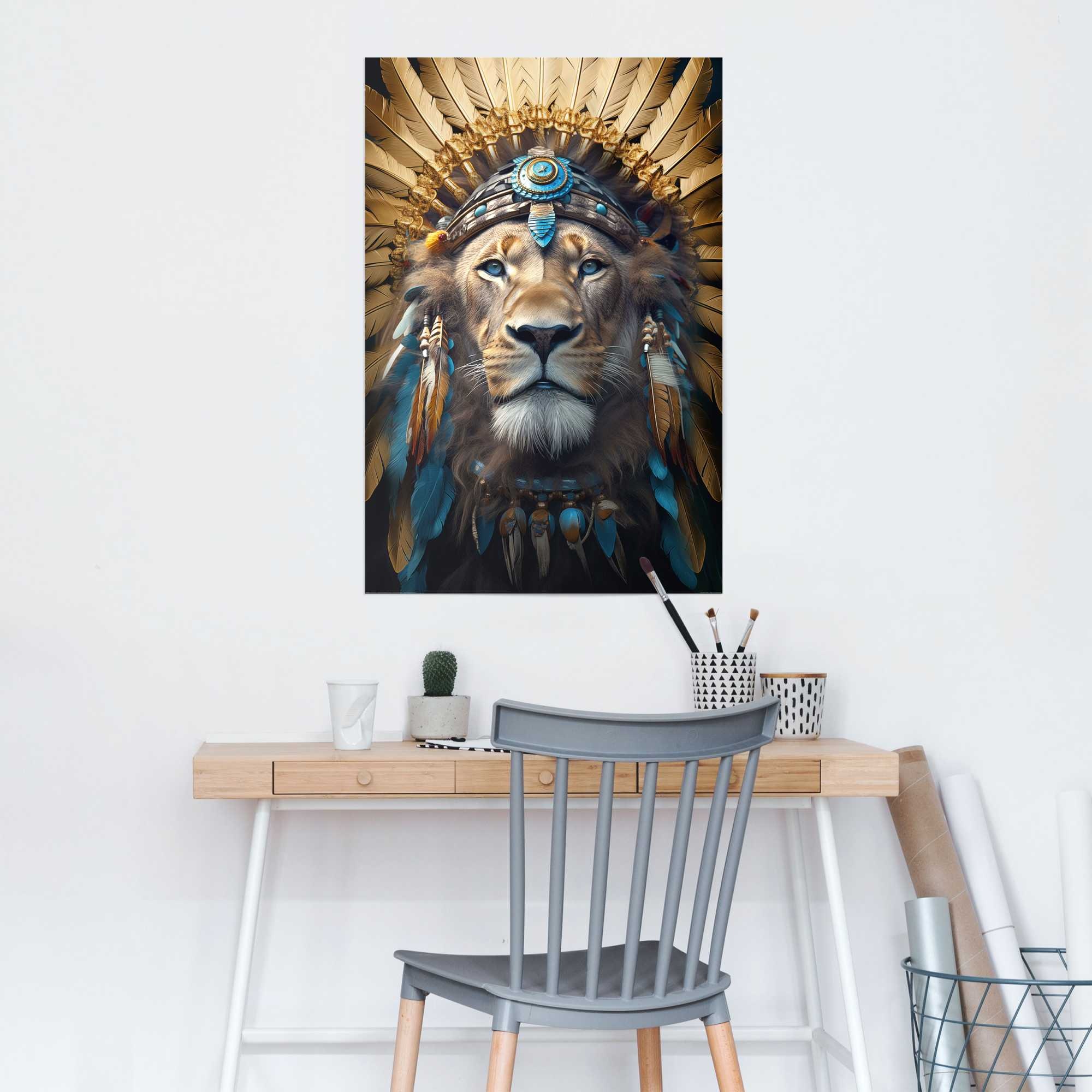 Reinders Poster "Ornament Lion" günstig online kaufen