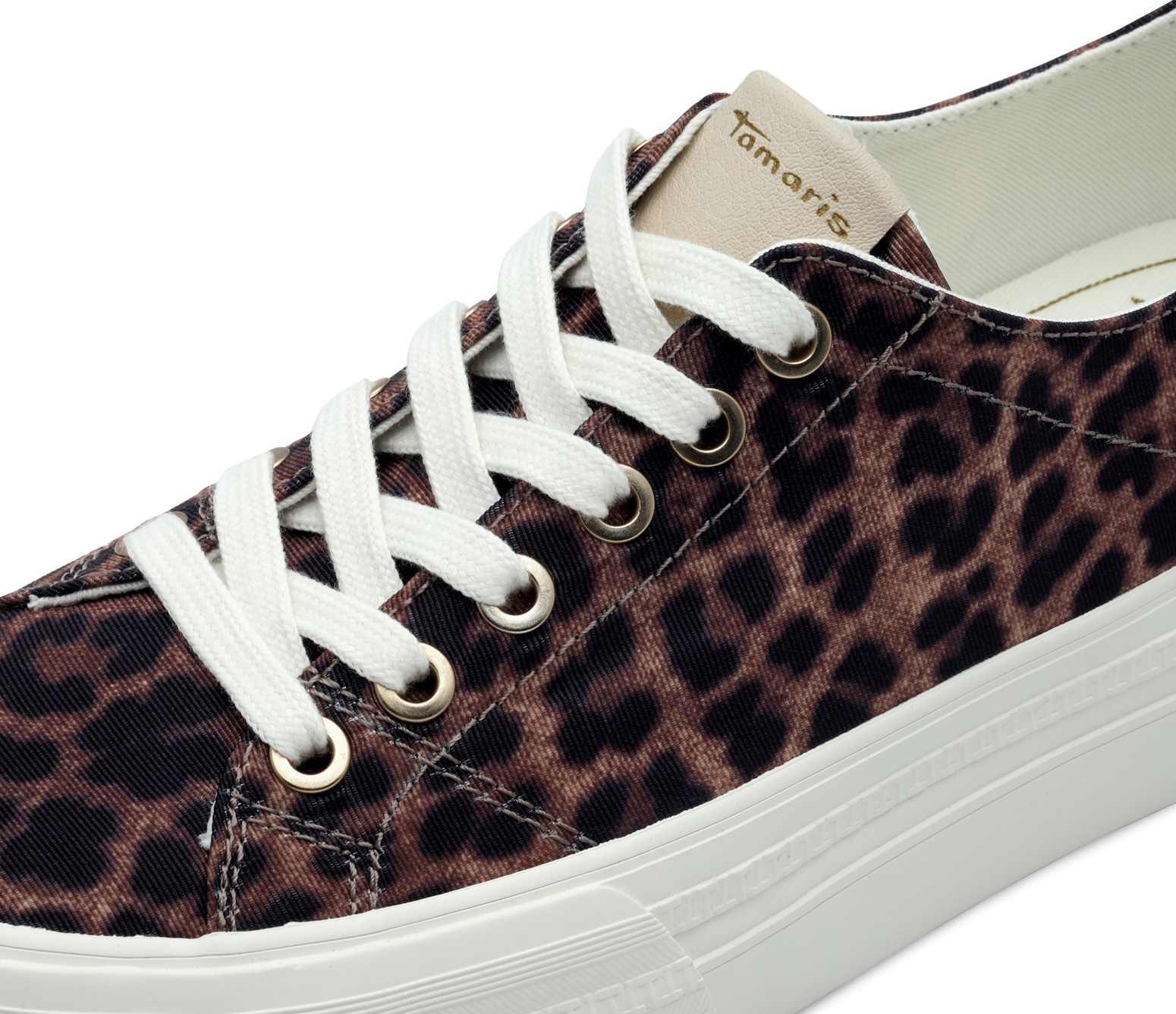 Tamaris Plateausneaker, Freizeitschuh, Halbschuh, Schnürschuh mit Logo an d günstig online kaufen