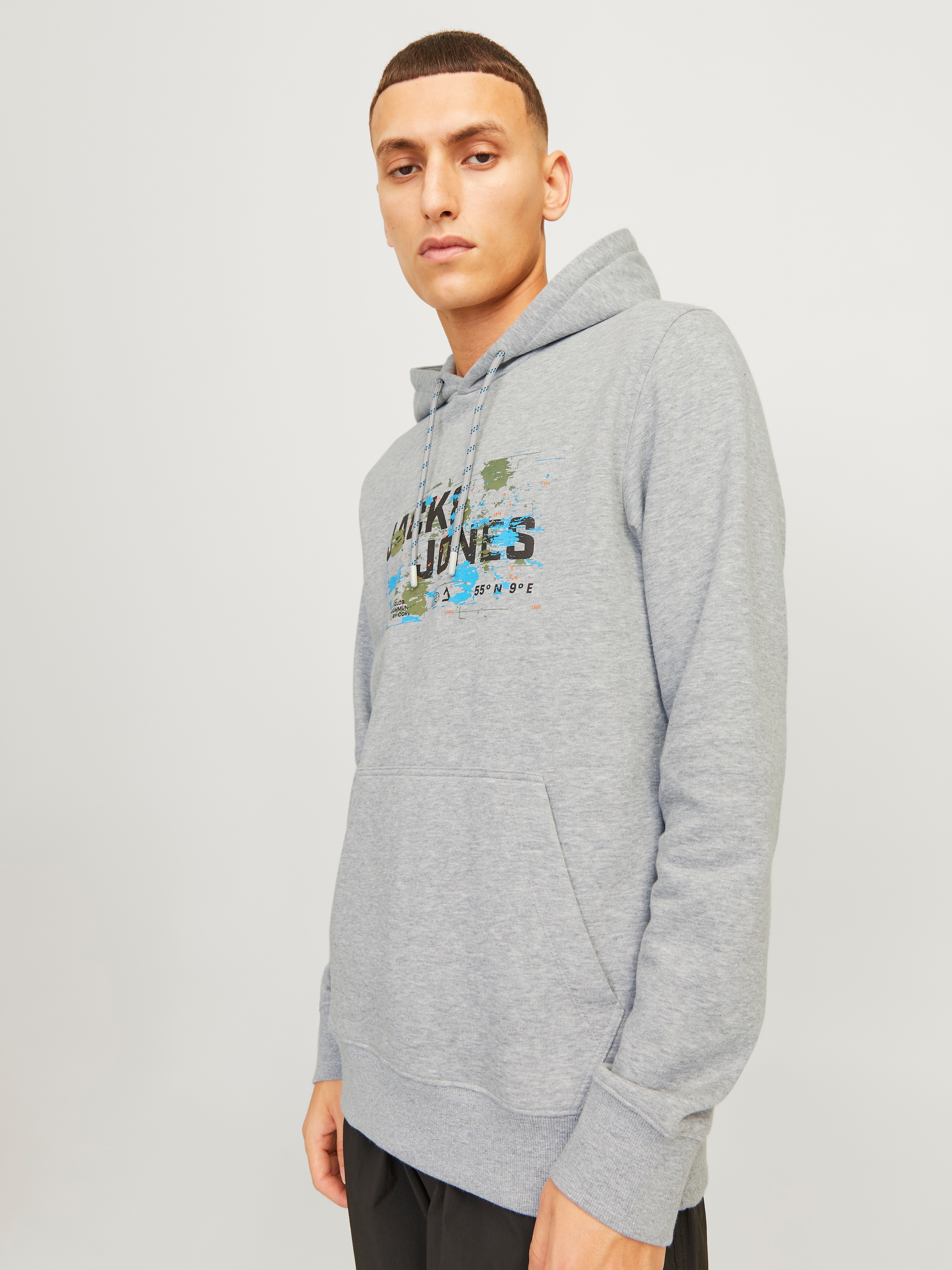 Jack & Jones Kapuzensweatshirt »JCOOUTDOOR LOGO SWEAT HOOD SN«
