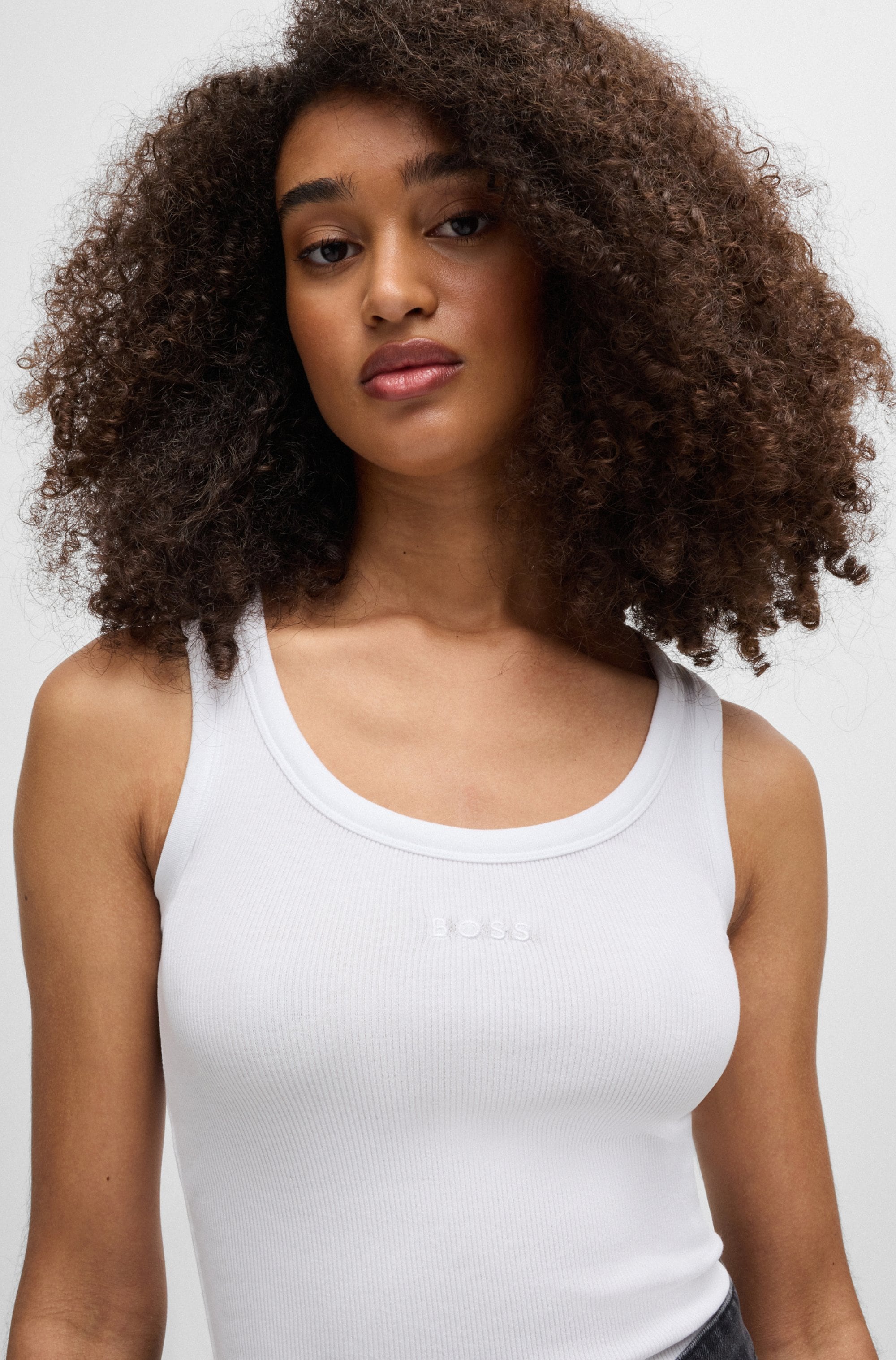 BOSS ORANGE Longtop »Ematite Premium Damenmode«, mit Rundhalsausschnitt