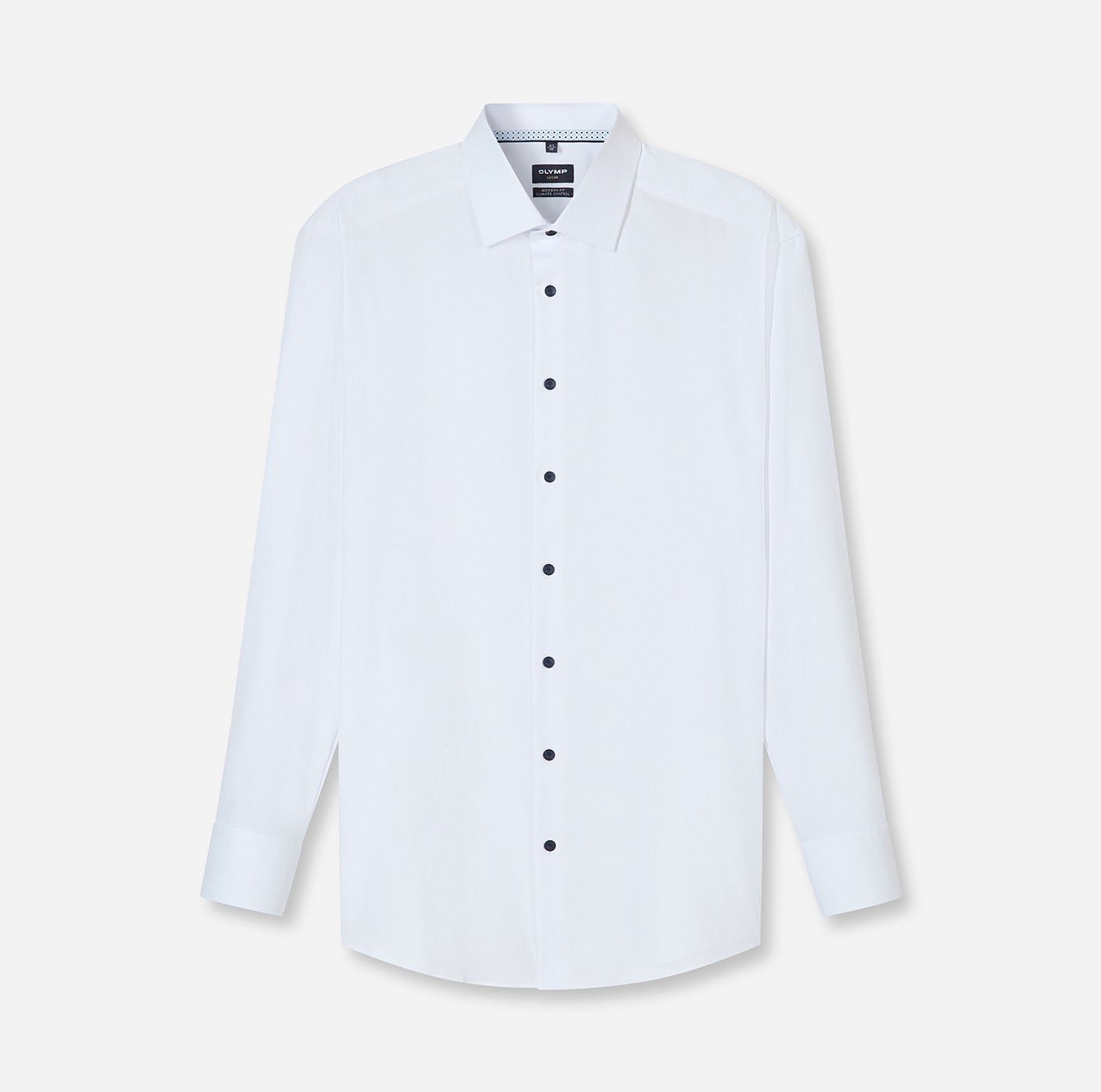 Thumbnail - OLYMP Langarmhemd "Luxor" Businesshemd, modern fit, New Kentkragen, Climate Control