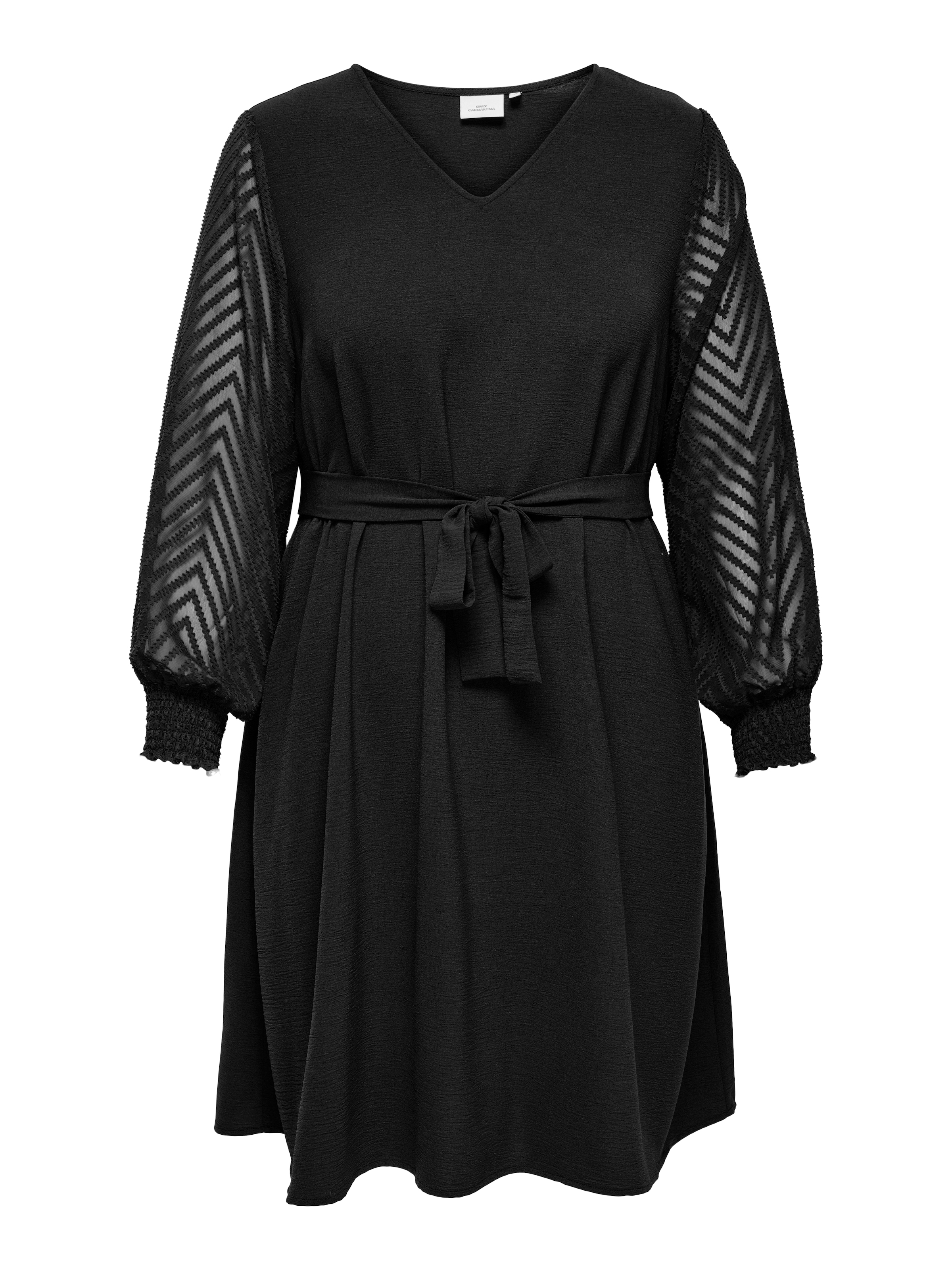 ONLY CARMAKOMA Midikleid "CARMETTA LIFE LS KNEE DRESS WVN", Sommerkleid günstig online kaufen