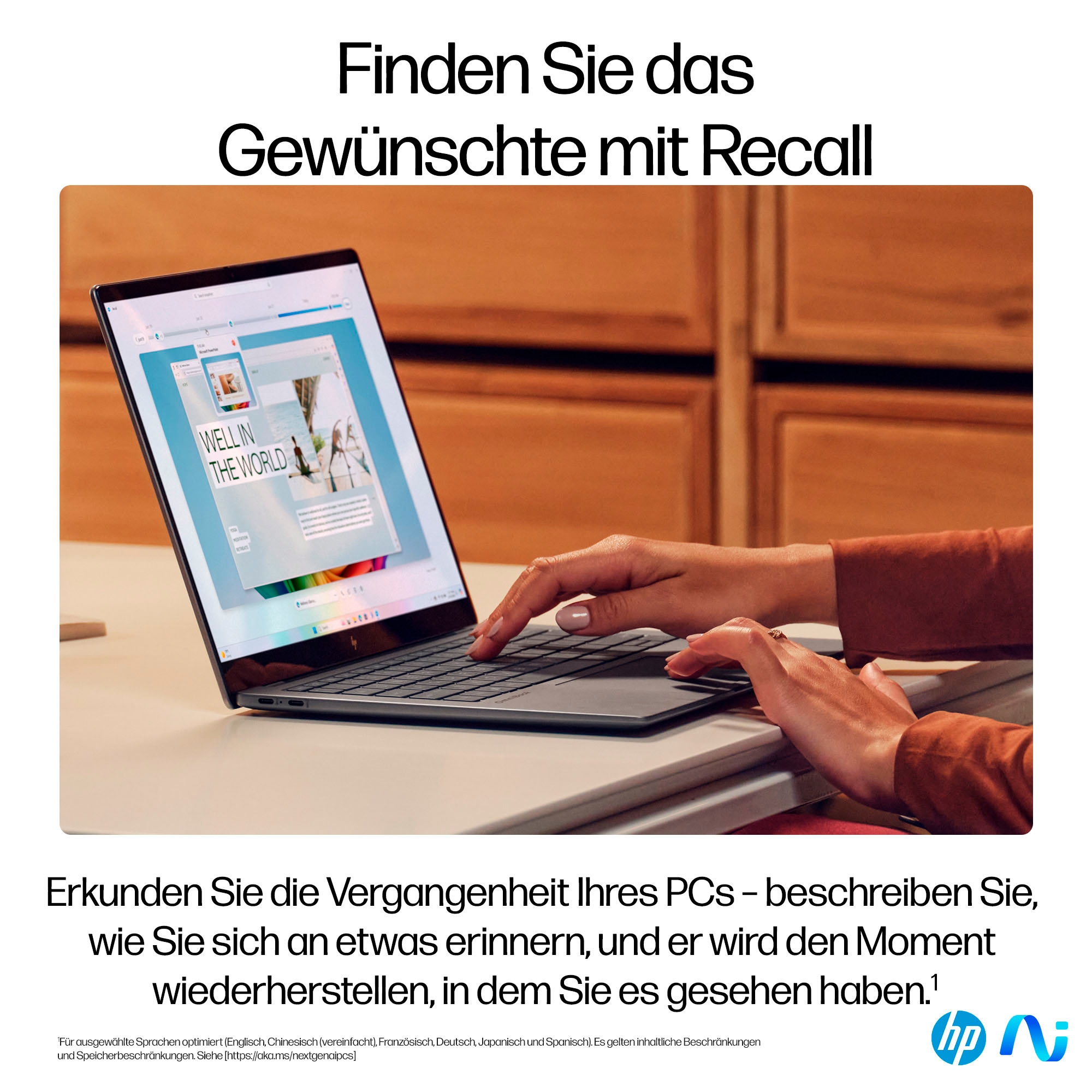 HP Notebook »OmniBook X 14-fe0060ng Silver«, 35,6 cm, / 14 Zoll, Qualcomm, Snapdragon X, Adreno, 1000 GB SSD