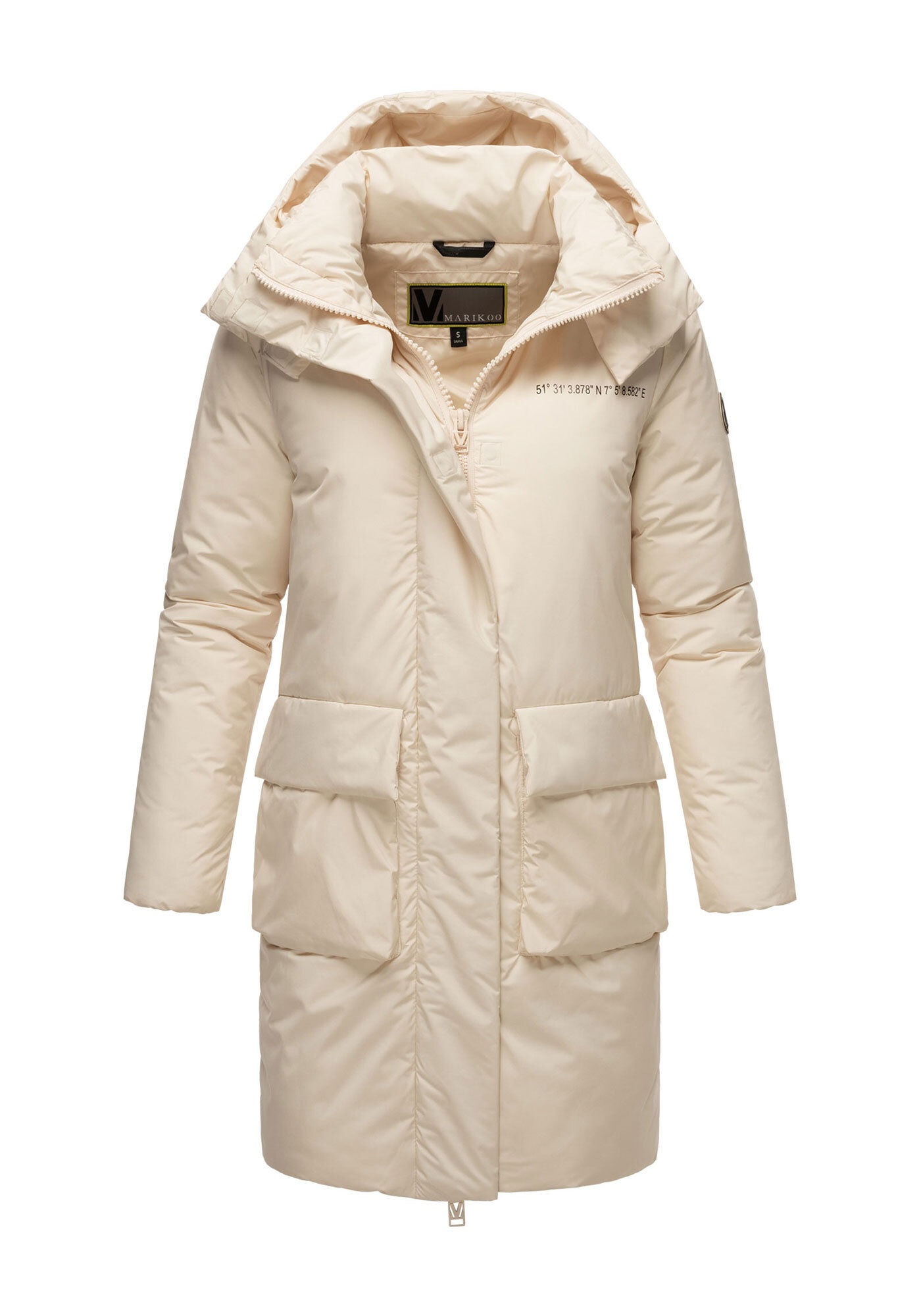 Marikoo Winterjacke »Nanami«, mit großer Kapuze