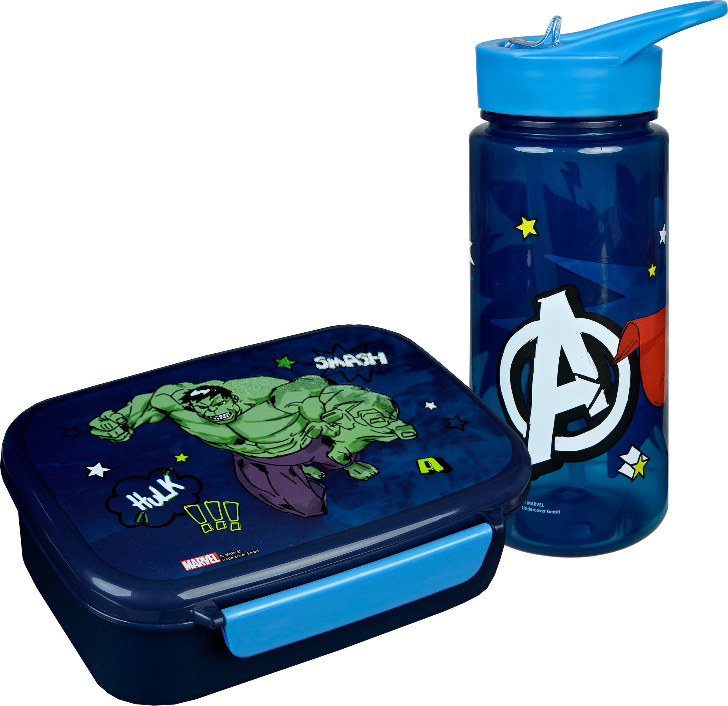 Scooli Lunchbox "Brotzeitdose & Trinkflasche, Avengers" Set, 2 Stk. tlg. mi günstig online kaufen