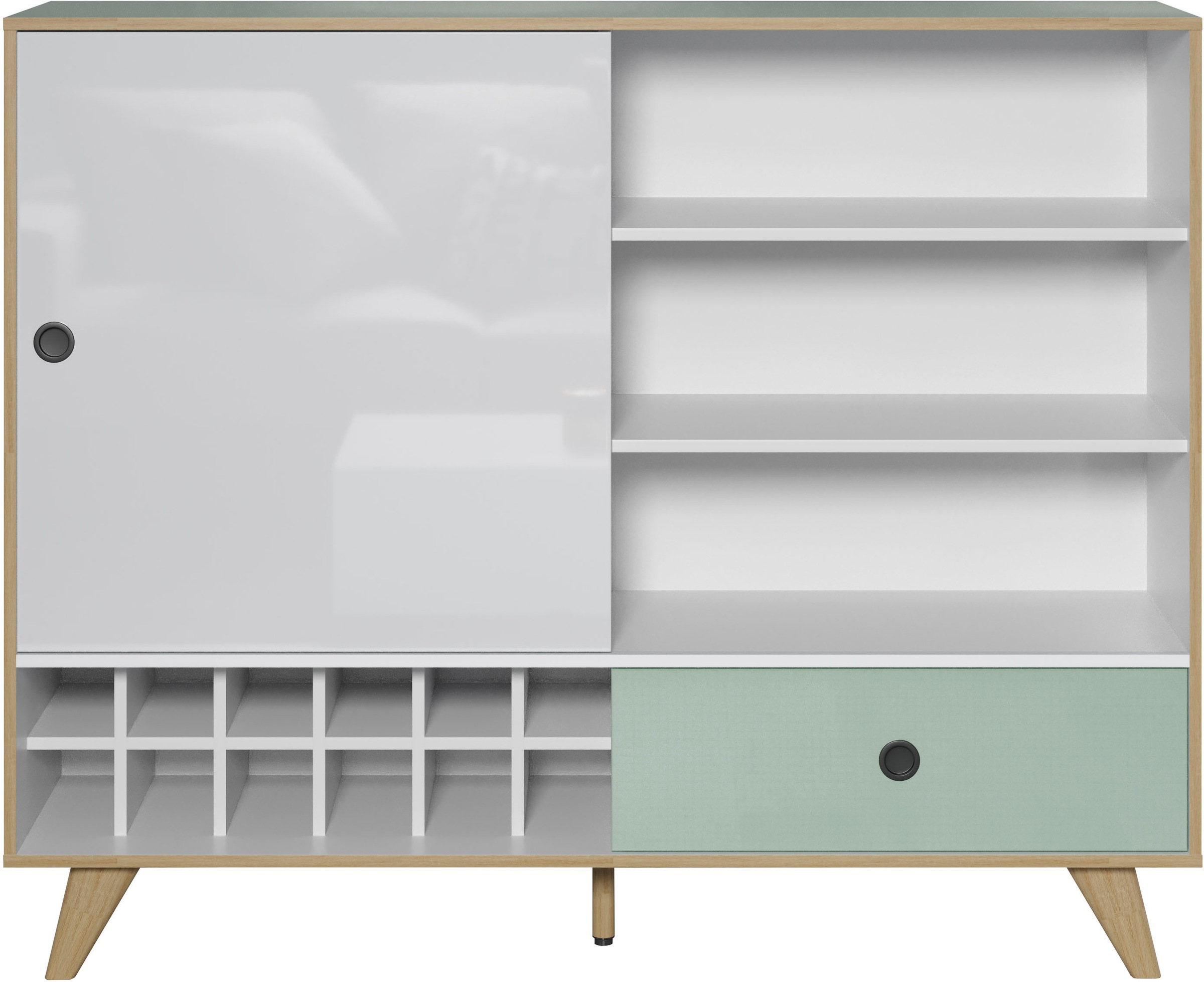 INTER-FURN Highboard "Adelaide", Stauraumschrank, Breite 145 cm, Integriert günstig online kaufen