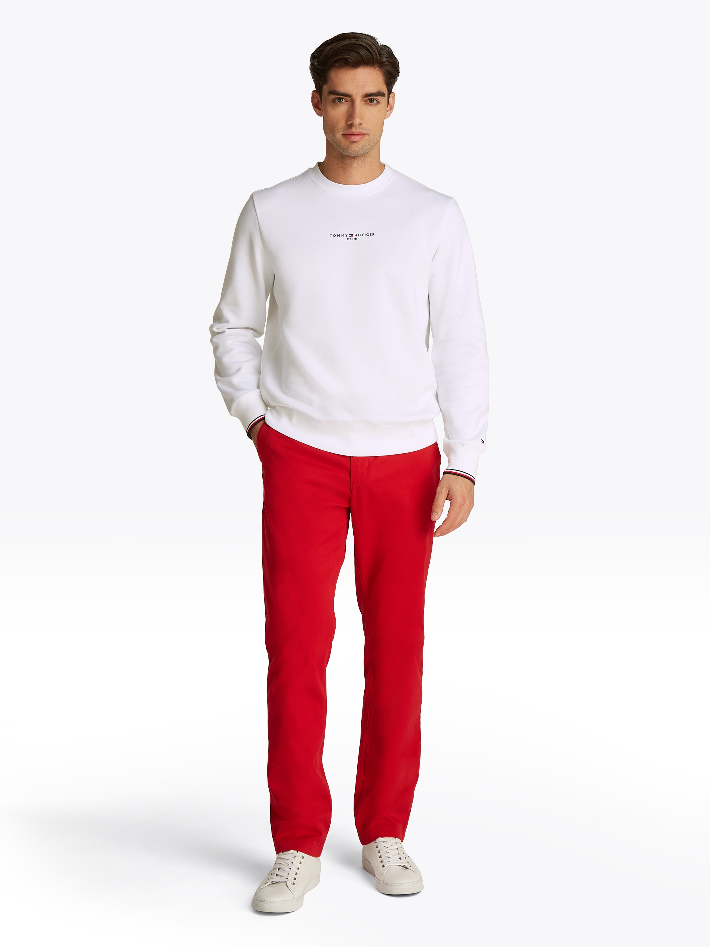 Tommy Hilfiger Sweatshirt »SMALL TOMMY LOGO CREWNECK«