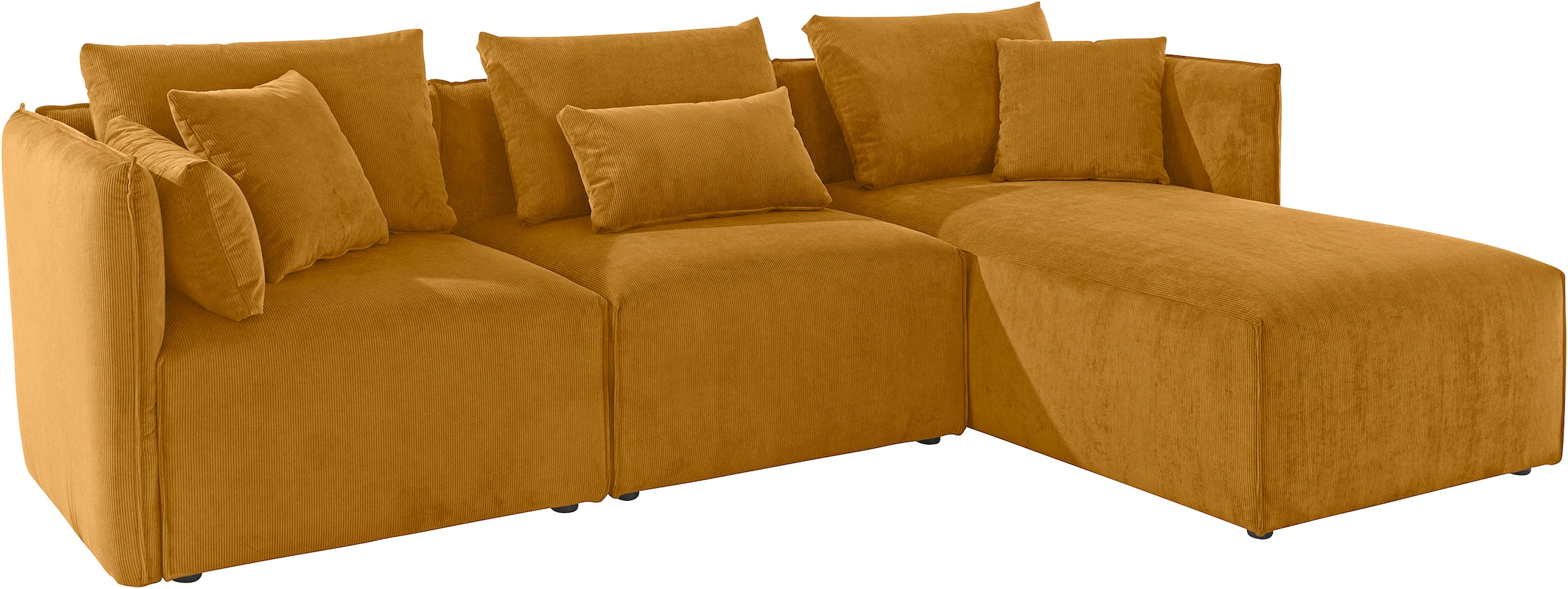 andas Ecksofa »Nöre«, (3 Teile), zusammengesetzt aus Modulen, in vielen Bezugsqualitäten und Farben