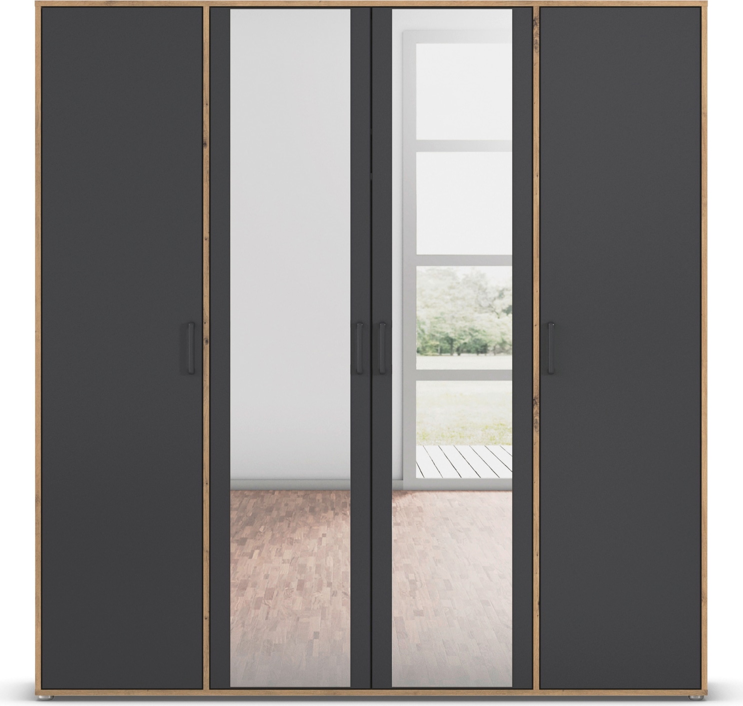 rauch Drehtürenschrank "Kleiderschrank Schrank Garderobe Wäscheschrank VOYA günstig online kaufen