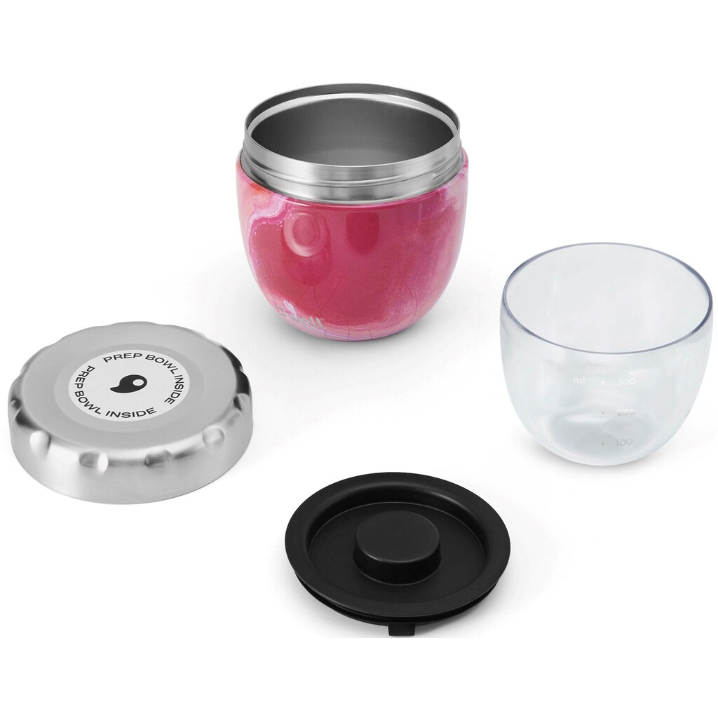 S'well Thermoschüssel »S’well Pink Topaz Eats 2-in-1 Food Bowl«, 2 tlg., aus Edelstahl, Therma-S'well®-Technologie mit dreischichtiger Außenschale