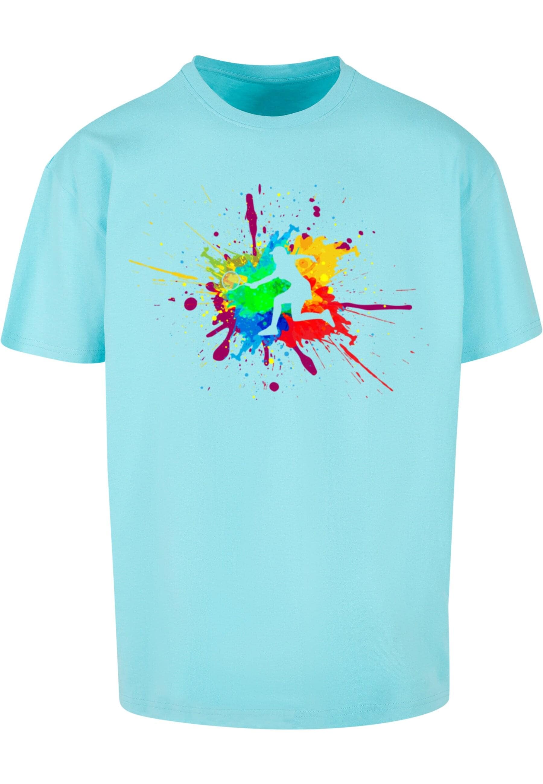 Merchcode T-Shirt "Merchcode Herren Color Splash Player Heavy Oversized Tee günstig online kaufen