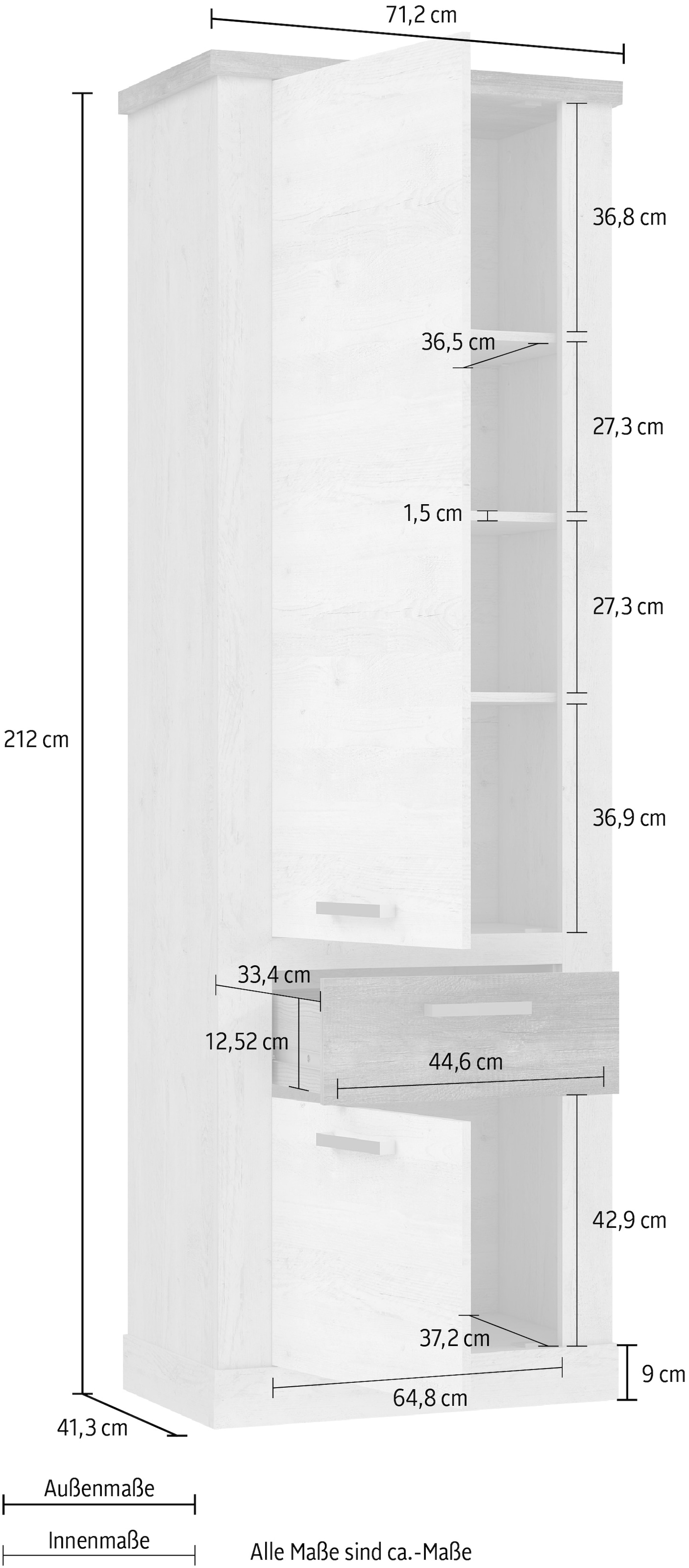 FORTE Mehrzweckschrank »Duro« | BAUR