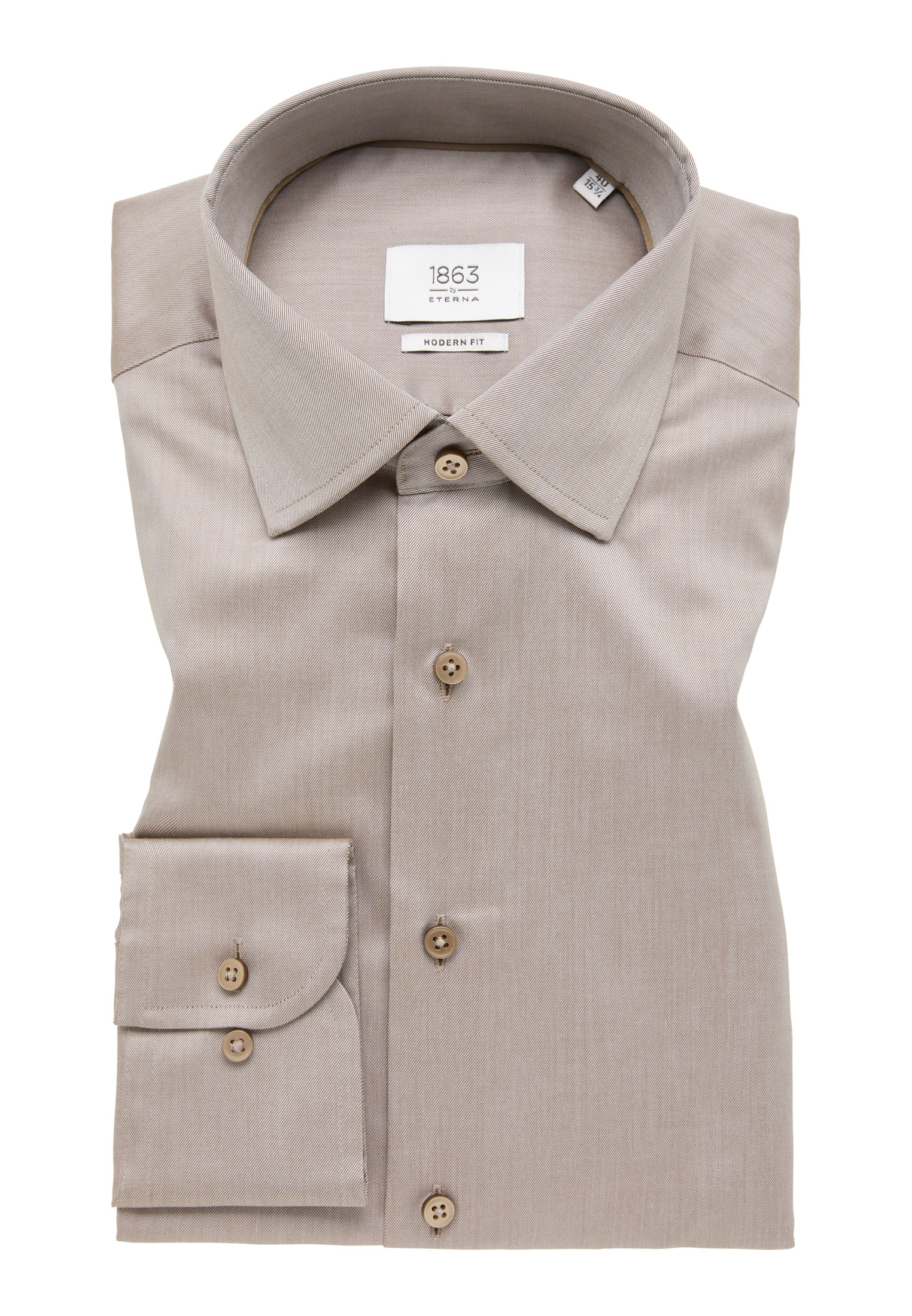 Eterna Langarmhemd »MODERN FIT«, NON IRON (bügelfrei)